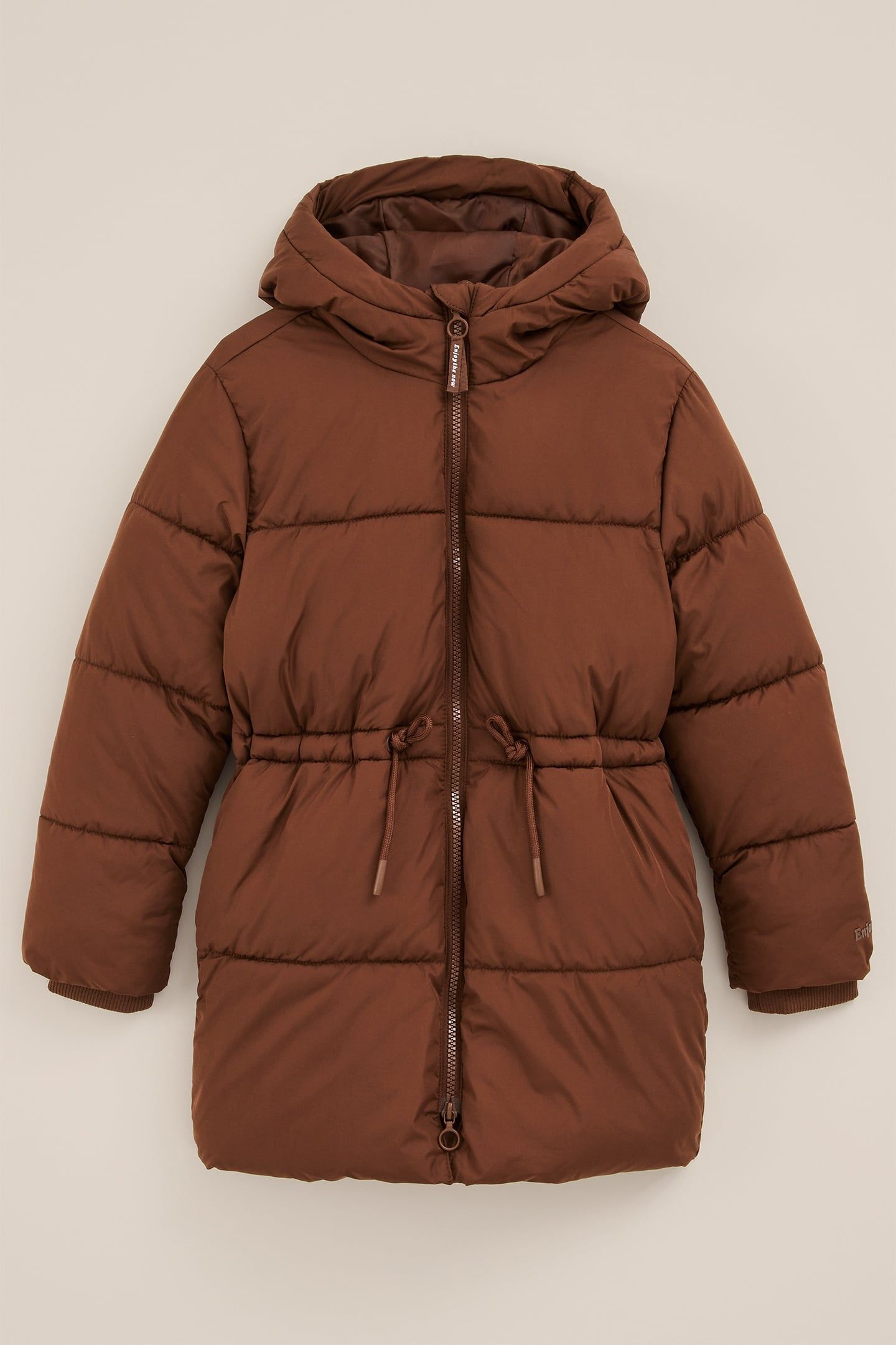 JACKET LONG LENGTH BROWN 3