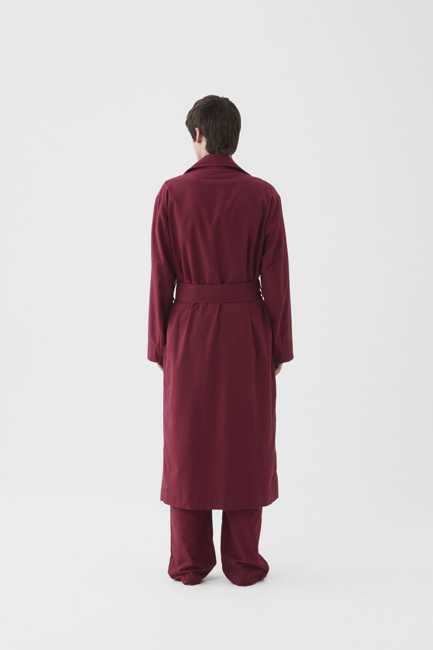 UNISEX FLANNEL, DRESSING GOWN BEYOND RED 5