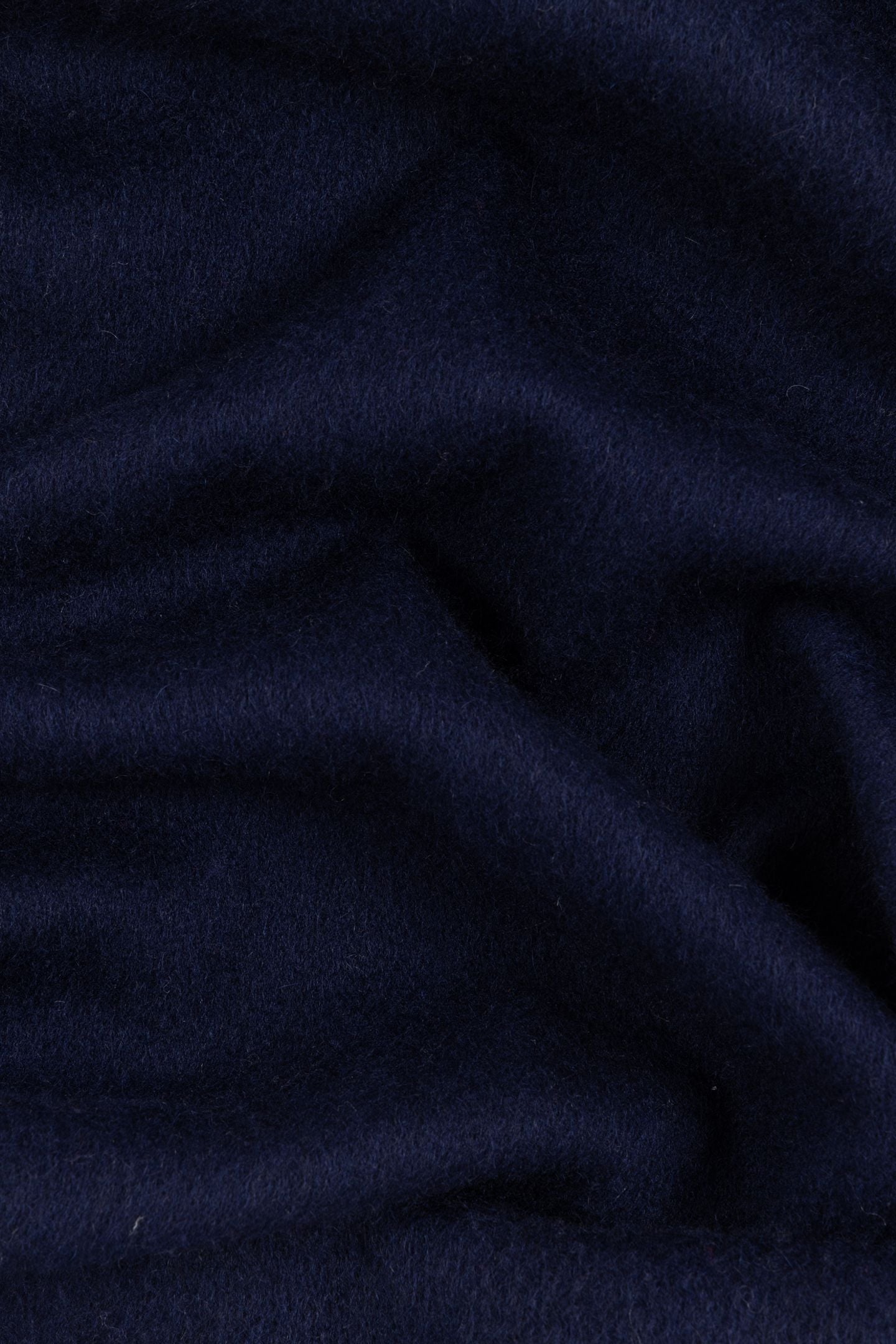 SCARF CASHMERE LOGO NAVY 10