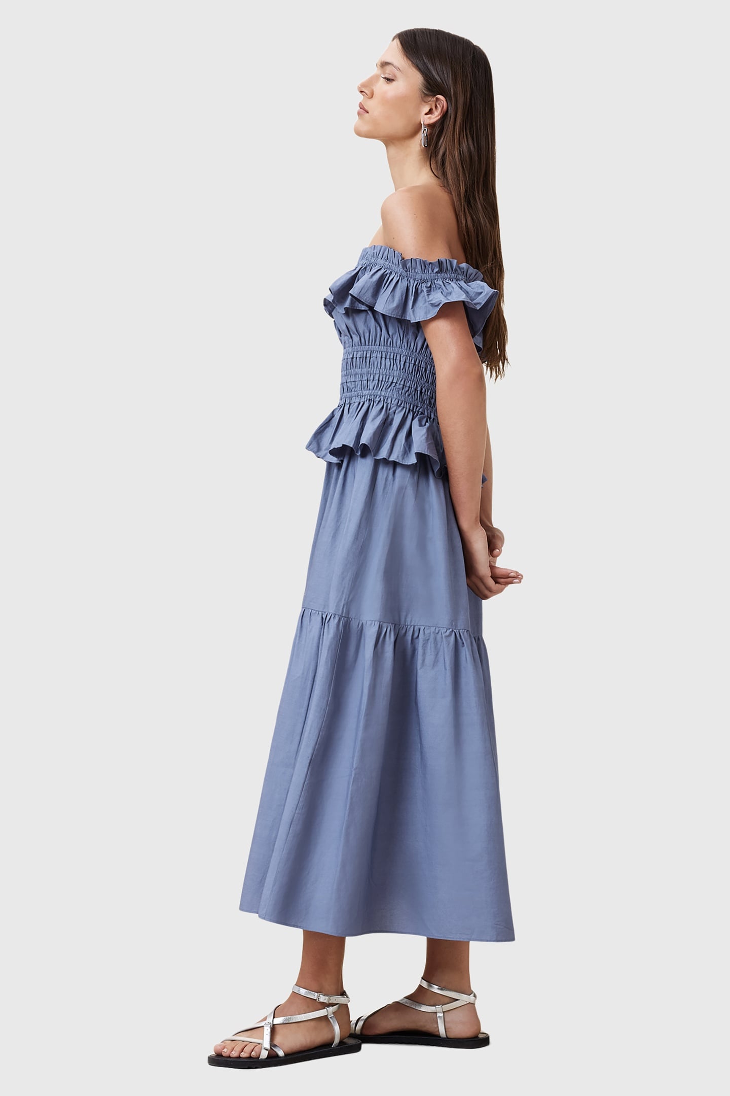 HALIA DRESS FLINT STONE BLUE 6