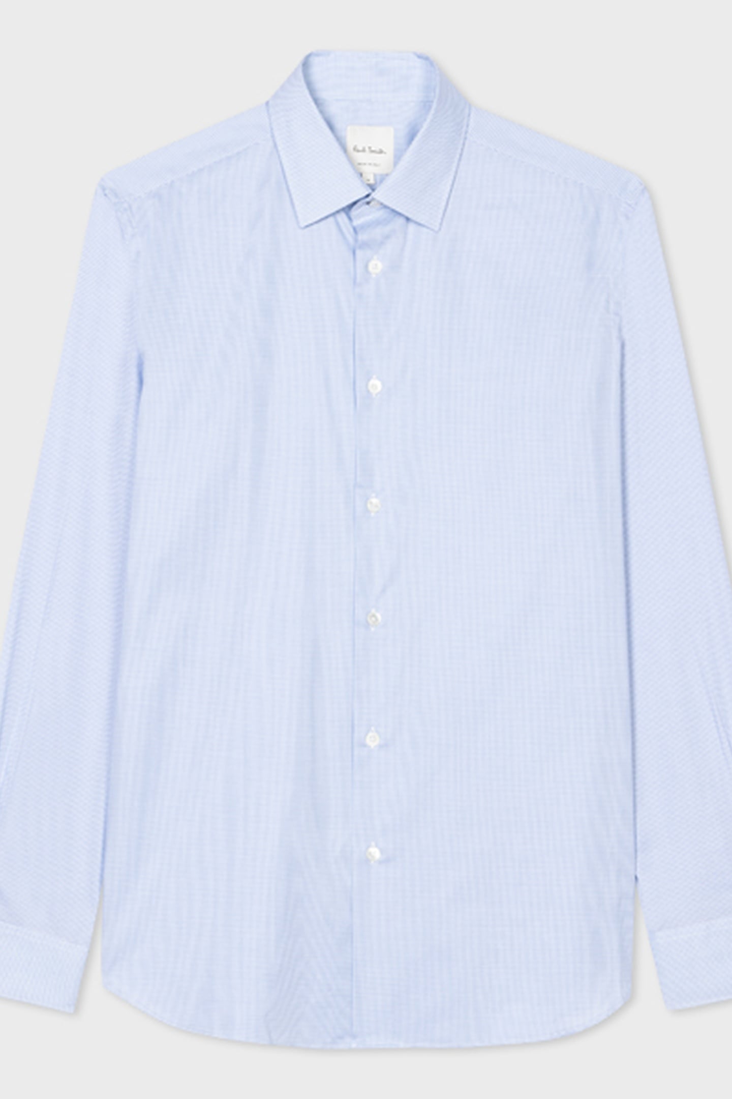 S/C TAILORED FIT SHIRT BLUE 6