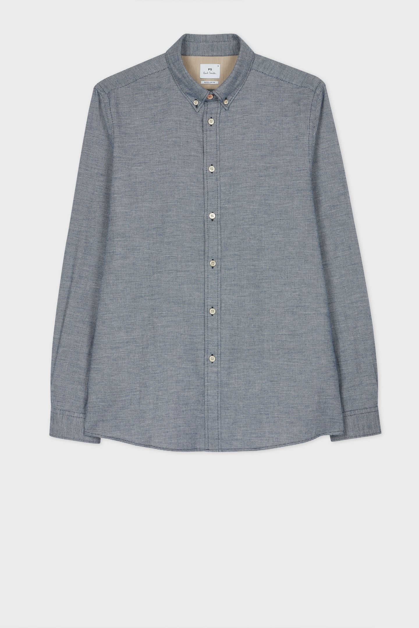 LS REGULAR FIT SHIRT BLUE 1