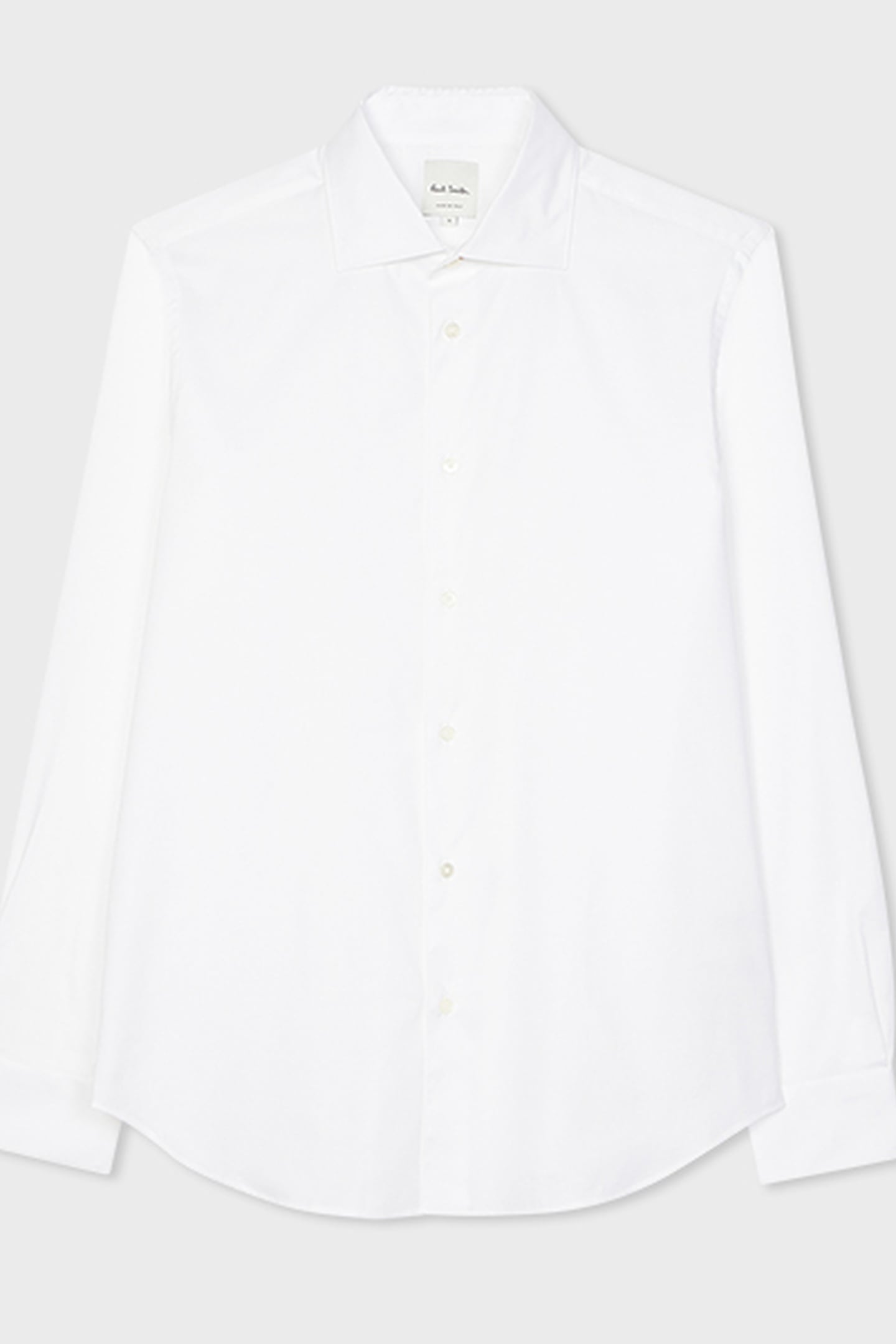 S/C SLIM FIT SHIRT WHITE 4