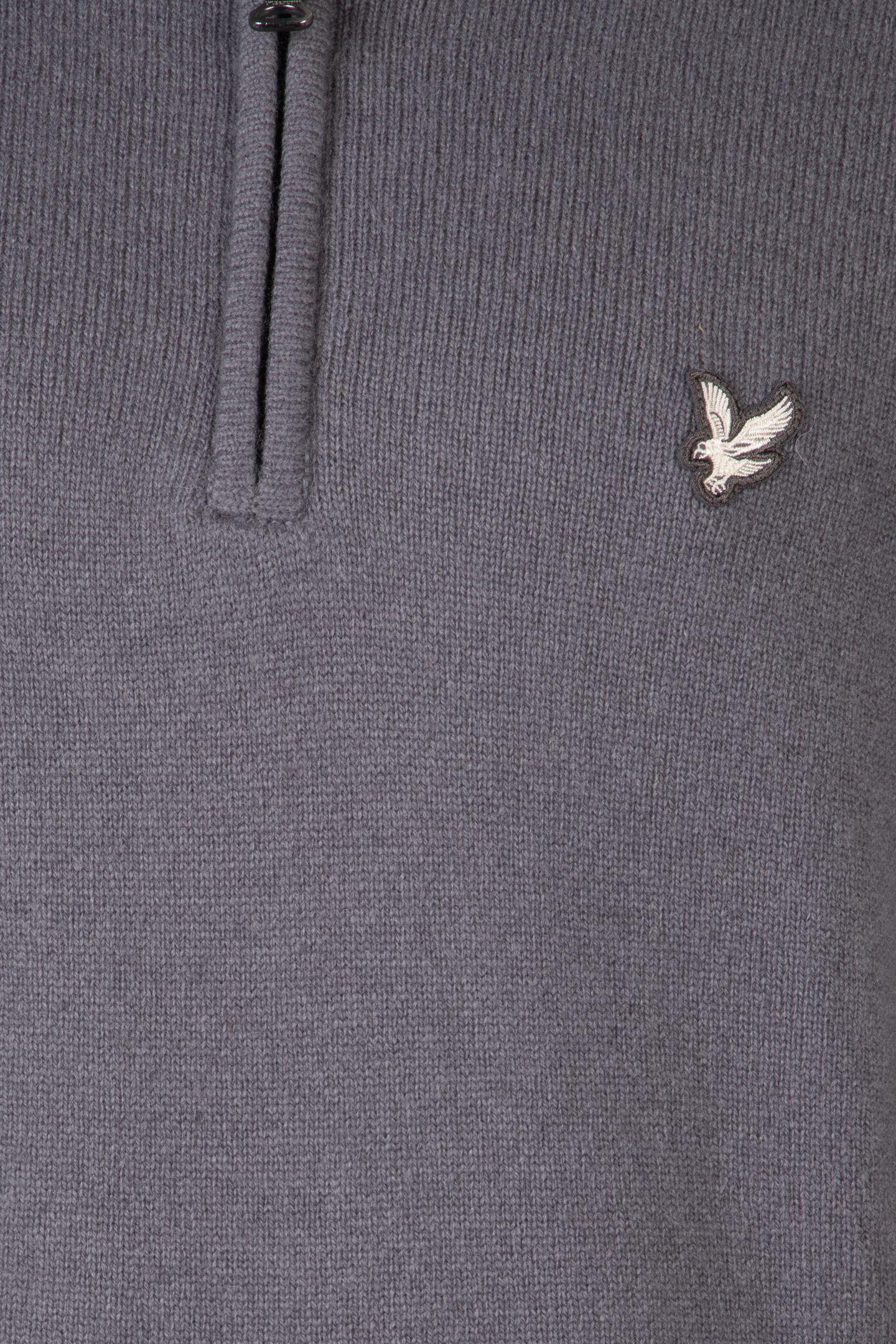 LAMBSWOOL QUARTER ZIP JUMPER LIGHT SHADOW 4