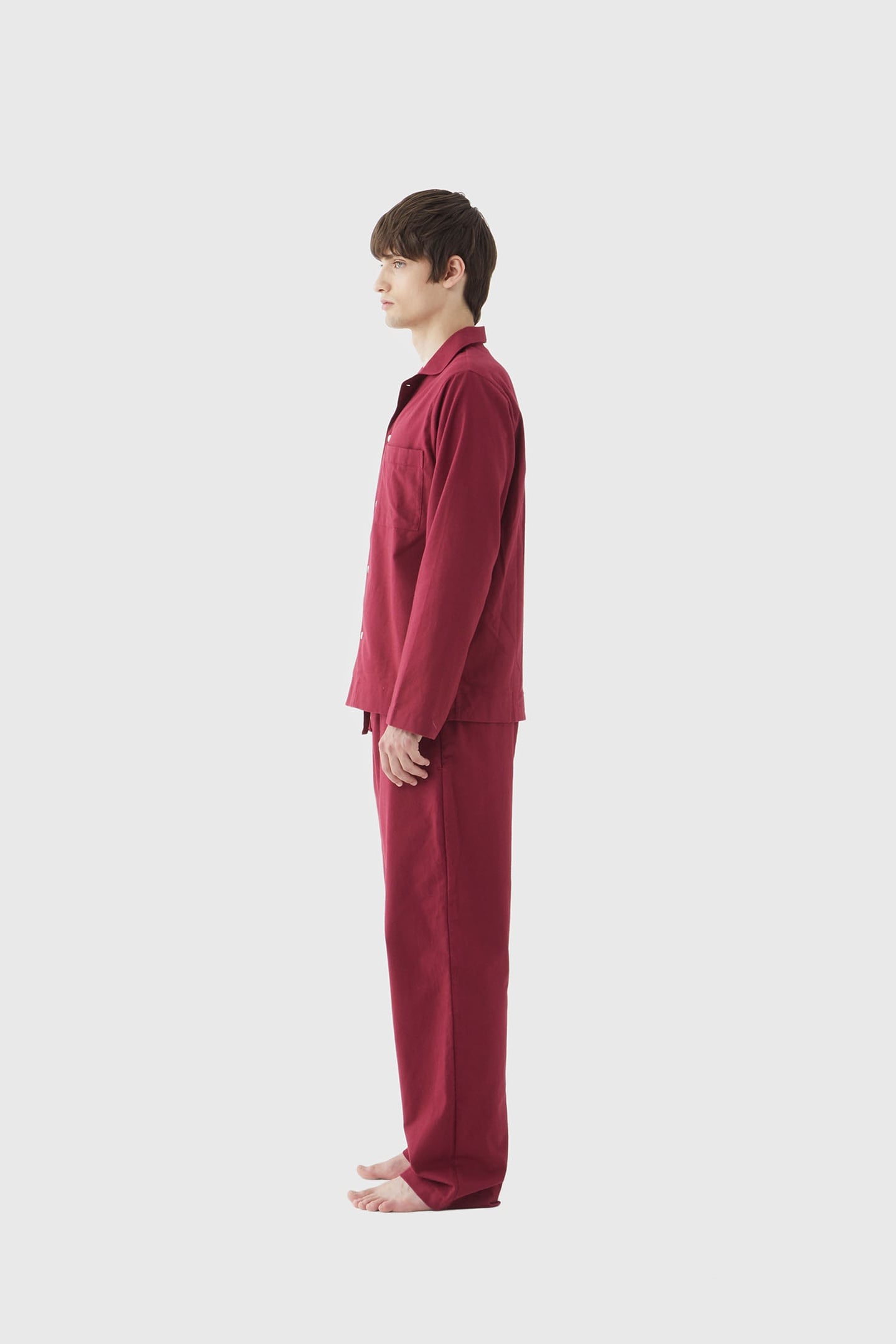 UNISEX FLANNEL, PYJAMAS SHIRT BEYOND RED 6
