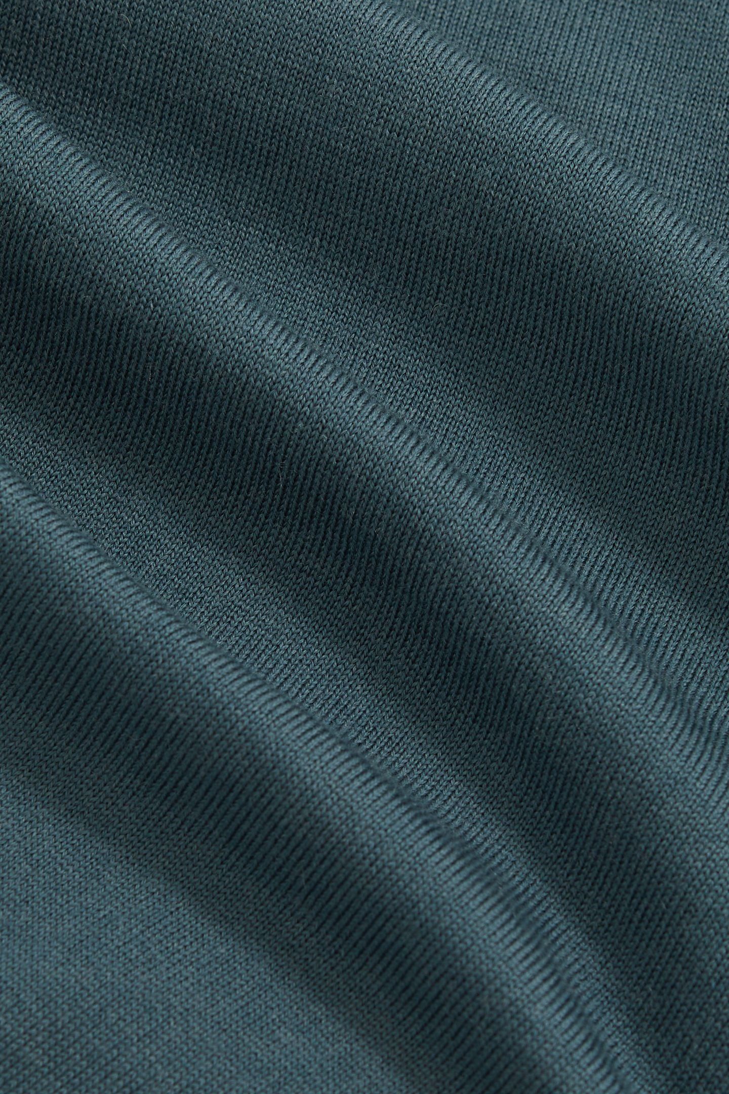 LS HALF BUTTON MERINO WOOL POLO ORION BLUE 4
