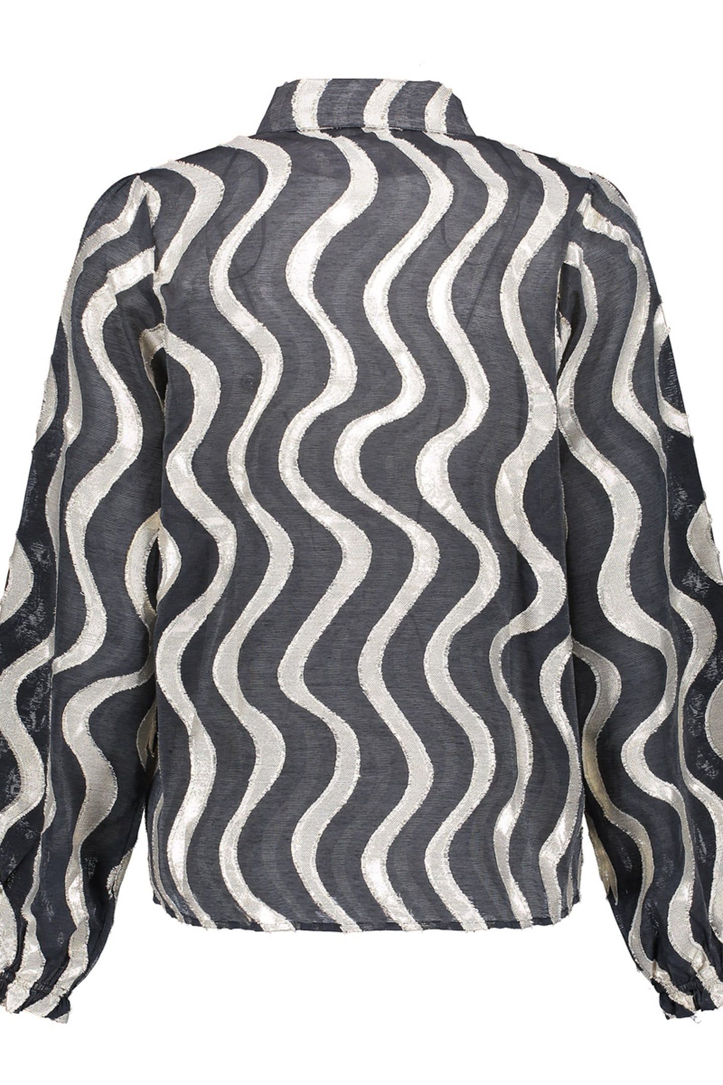 BLOUSE BLACK/GOLD 2