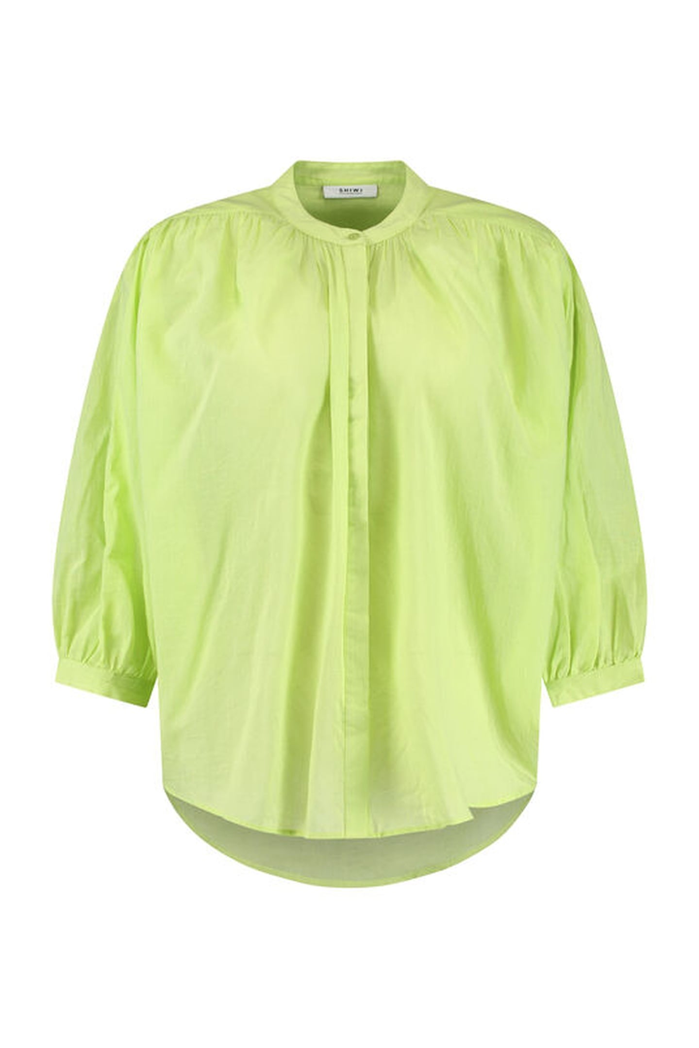 EVELYN BLOUSE LIME GREEN 5