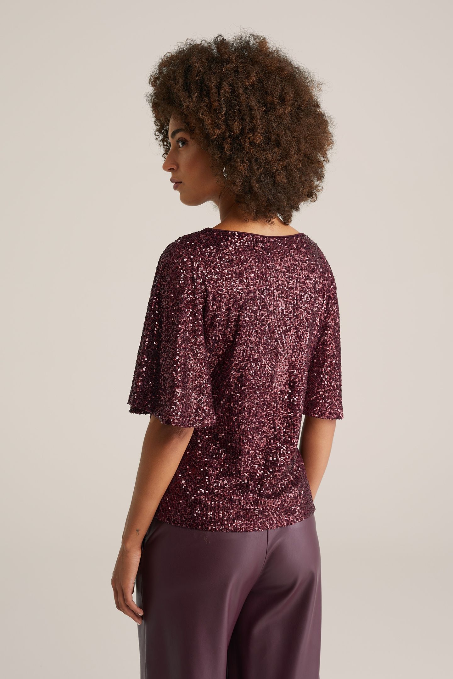 T-SHIRT AUBERGINE 2