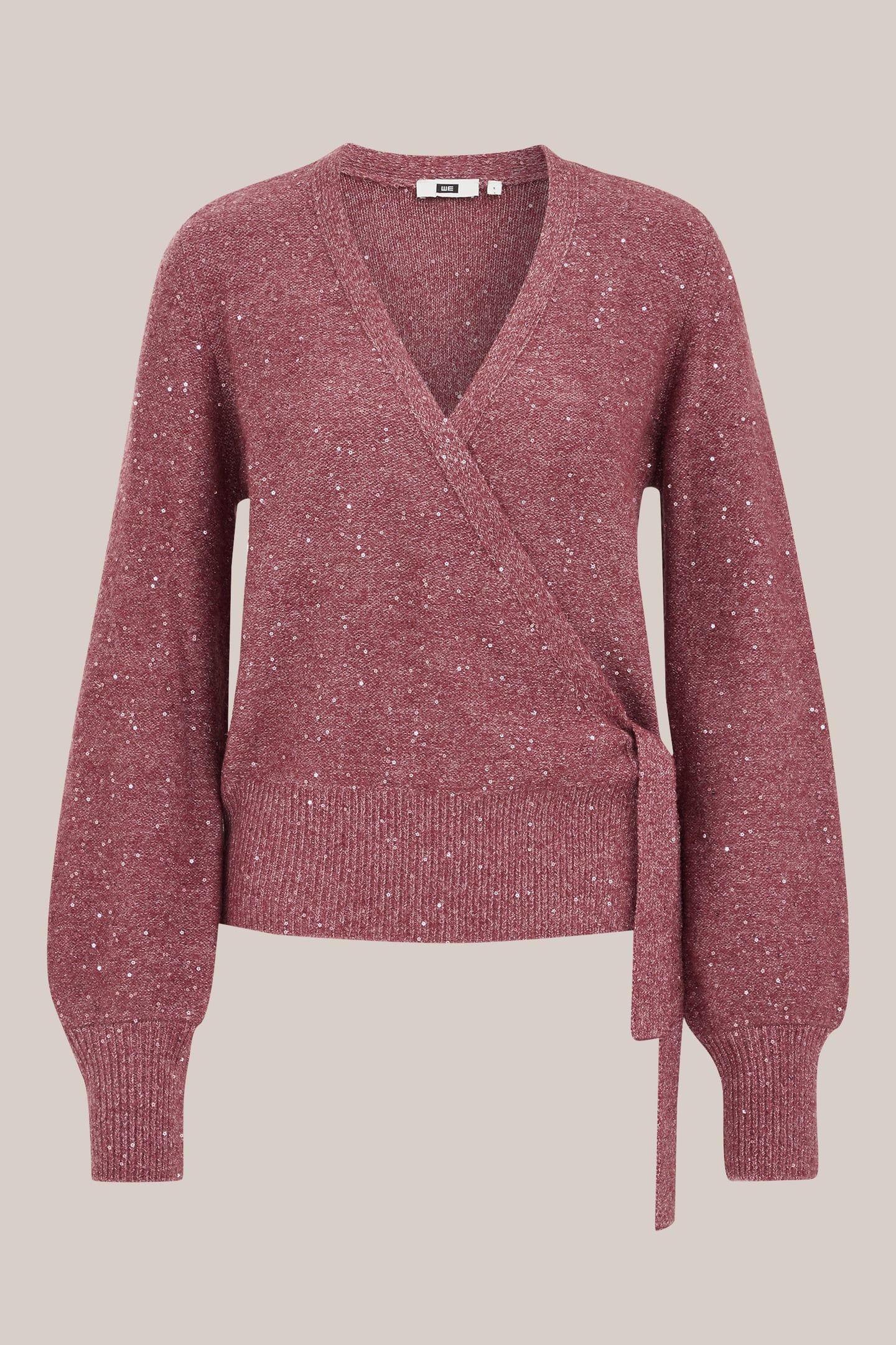 WRAP CARDIGAN OLD ROSE 4