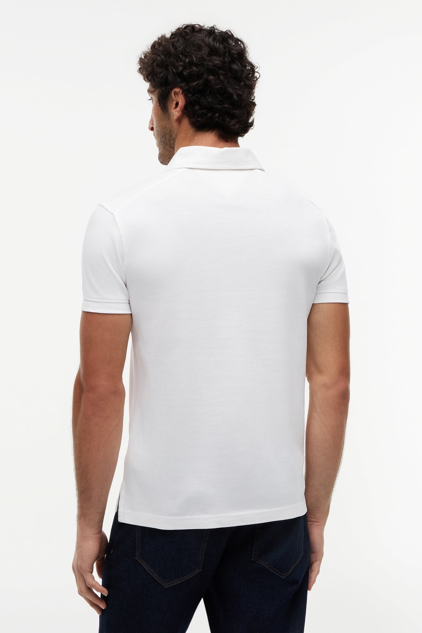 DC WIDE SPREAD COLLAR POLO WHITE 3