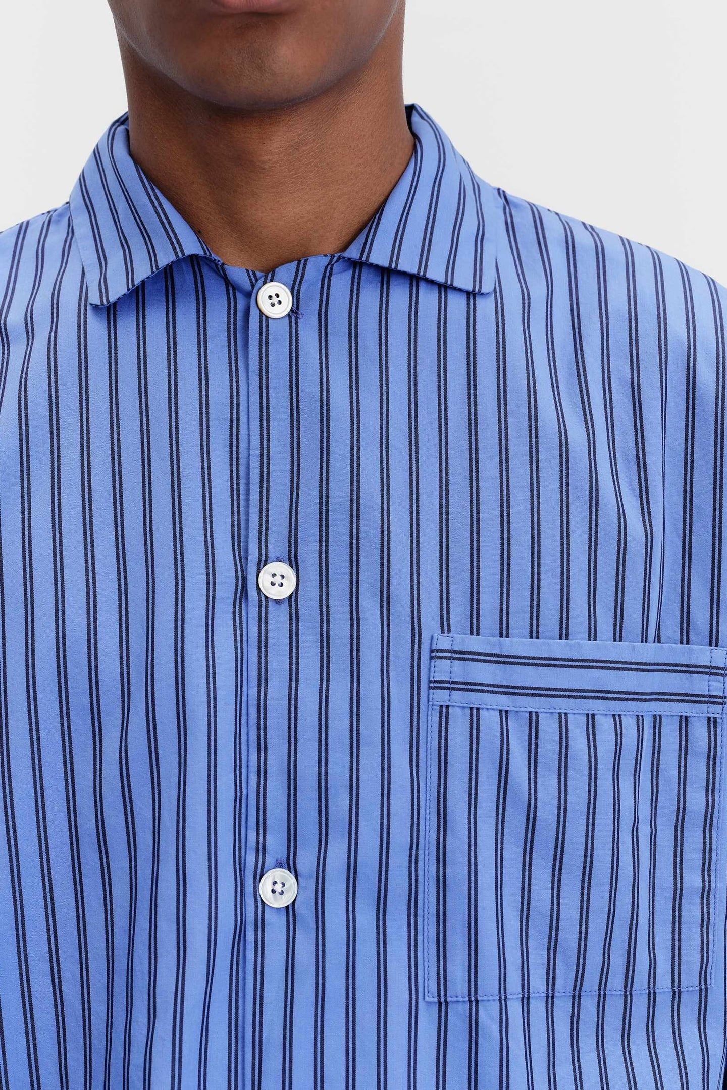 UNISEX POPLIN, PYJAMAS SHIRT BORO STRIPES 9