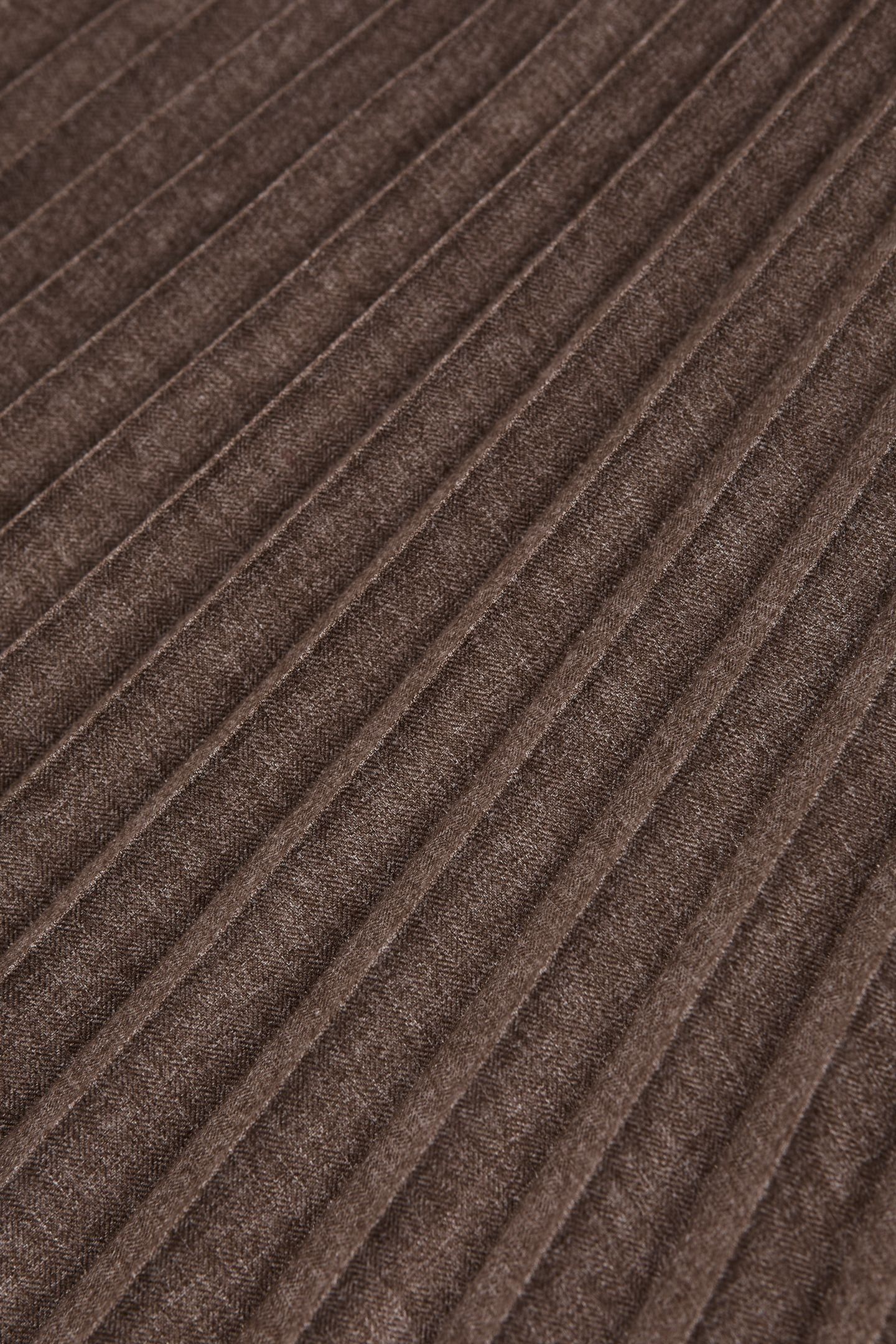 PLEATED SKIRT MOCHA BROWN 5