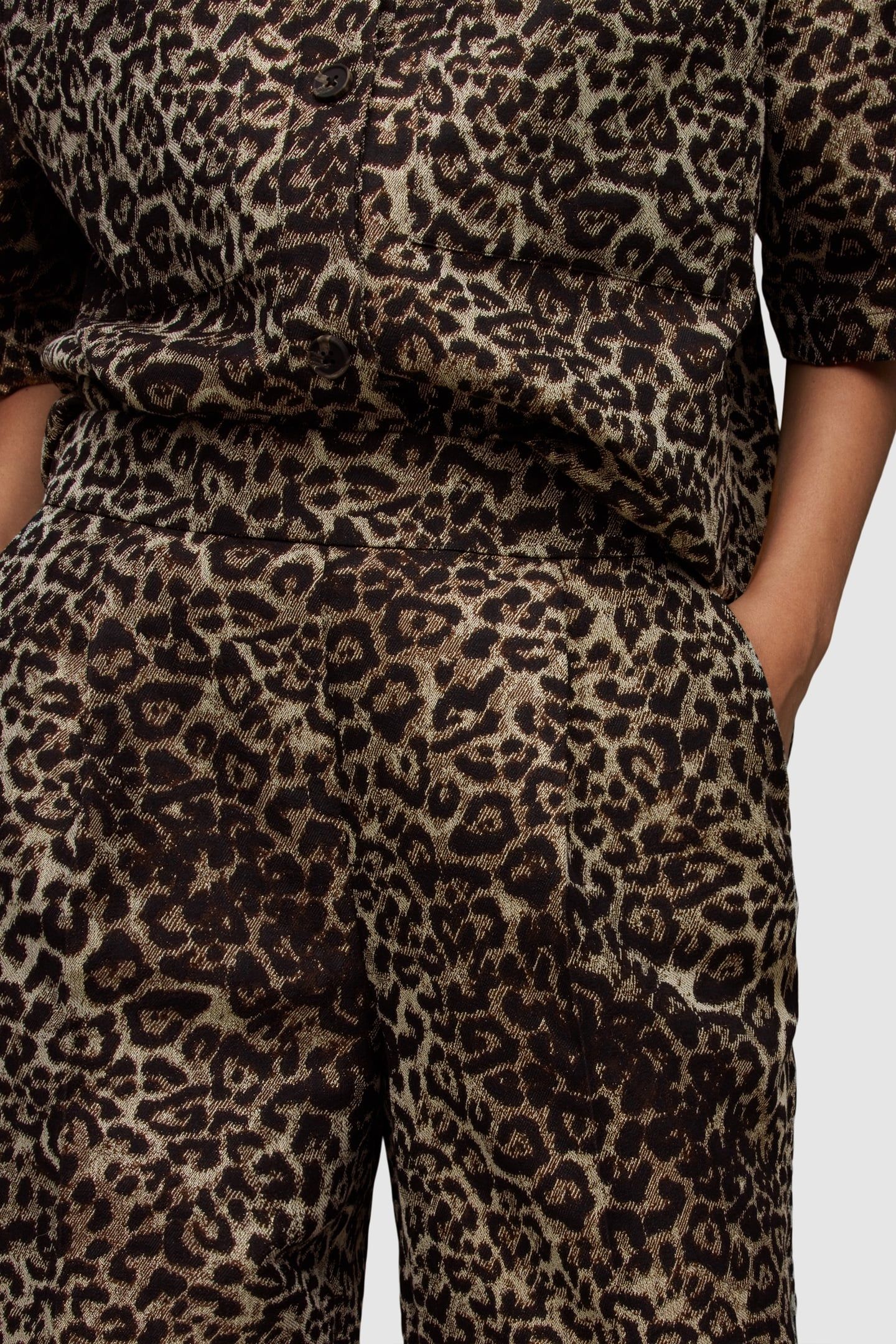 JEMI LEPPO TROUSER LEOPARD GOLD 6