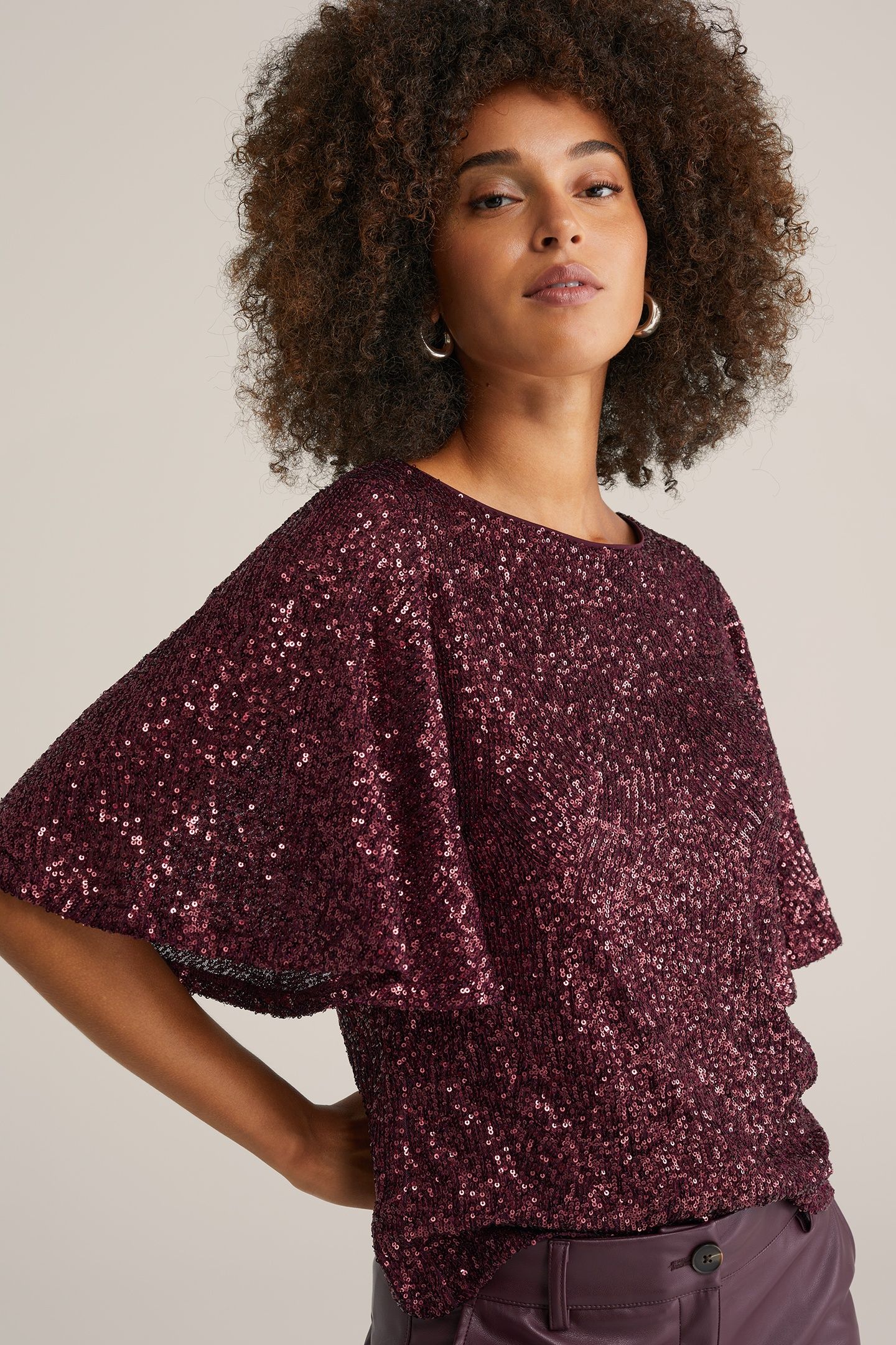 T-SHIRT AUBERGINE 5