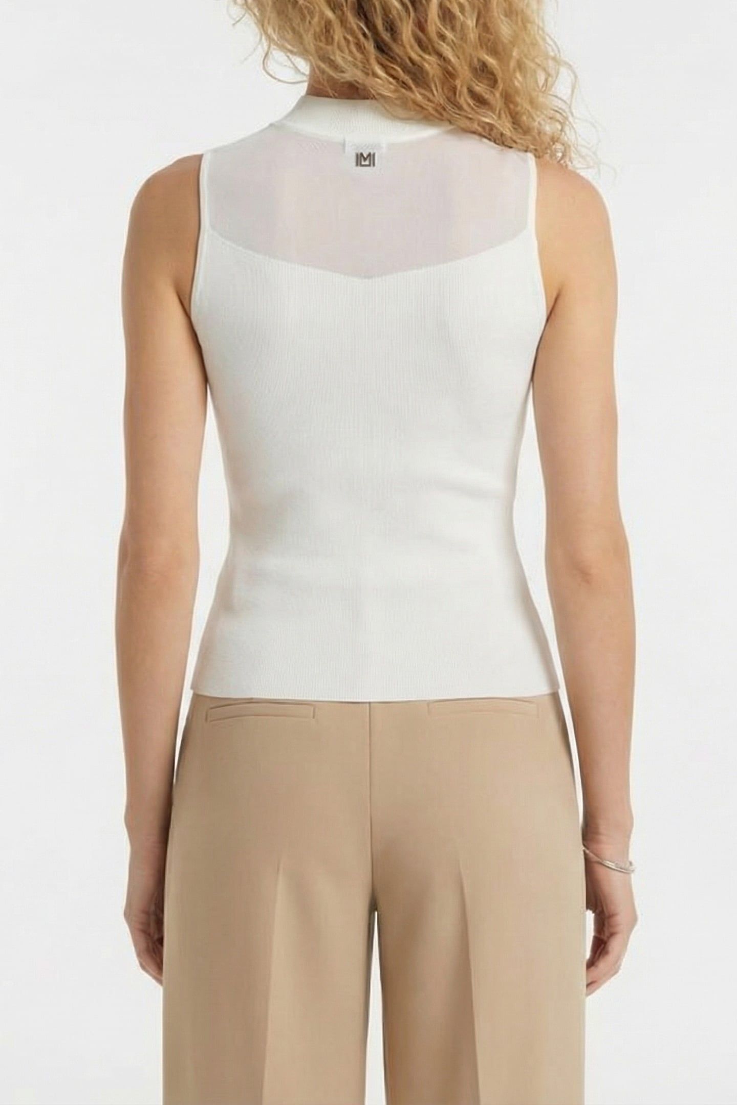 MARCIANO BY GUESS BESSIE MOCK NECK SL SWEATER MACADAMIA 2