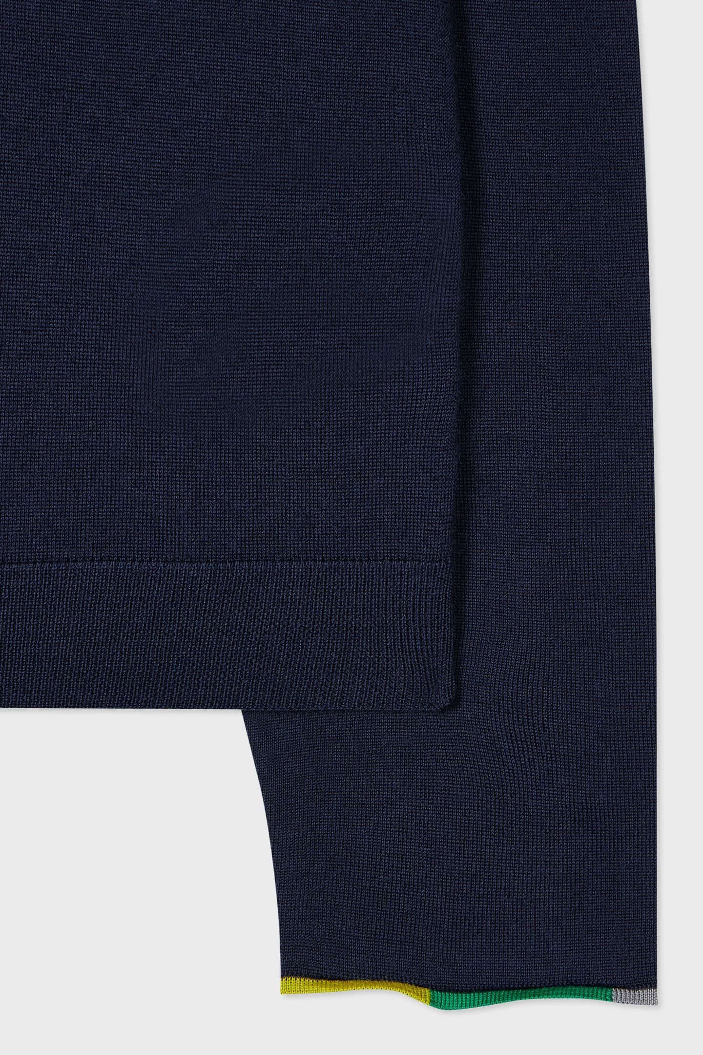 KNITTED SWEATER V NECK VERY DARK NAVY 3