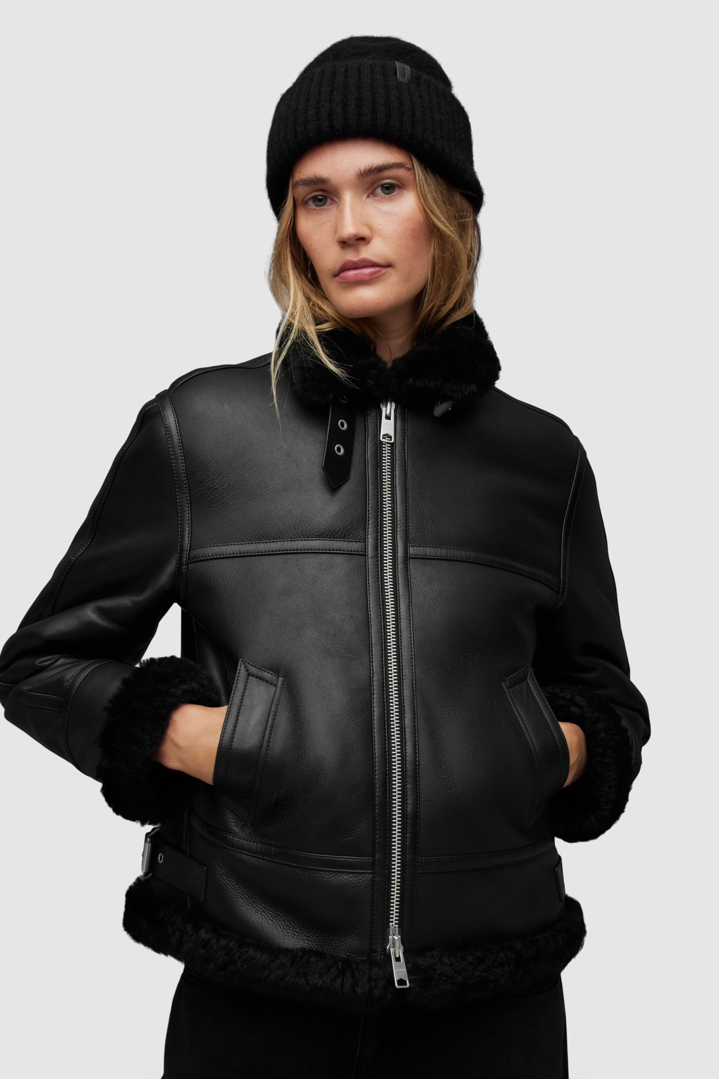 LOREL FLYING JACKET BLACK/BLACK 4