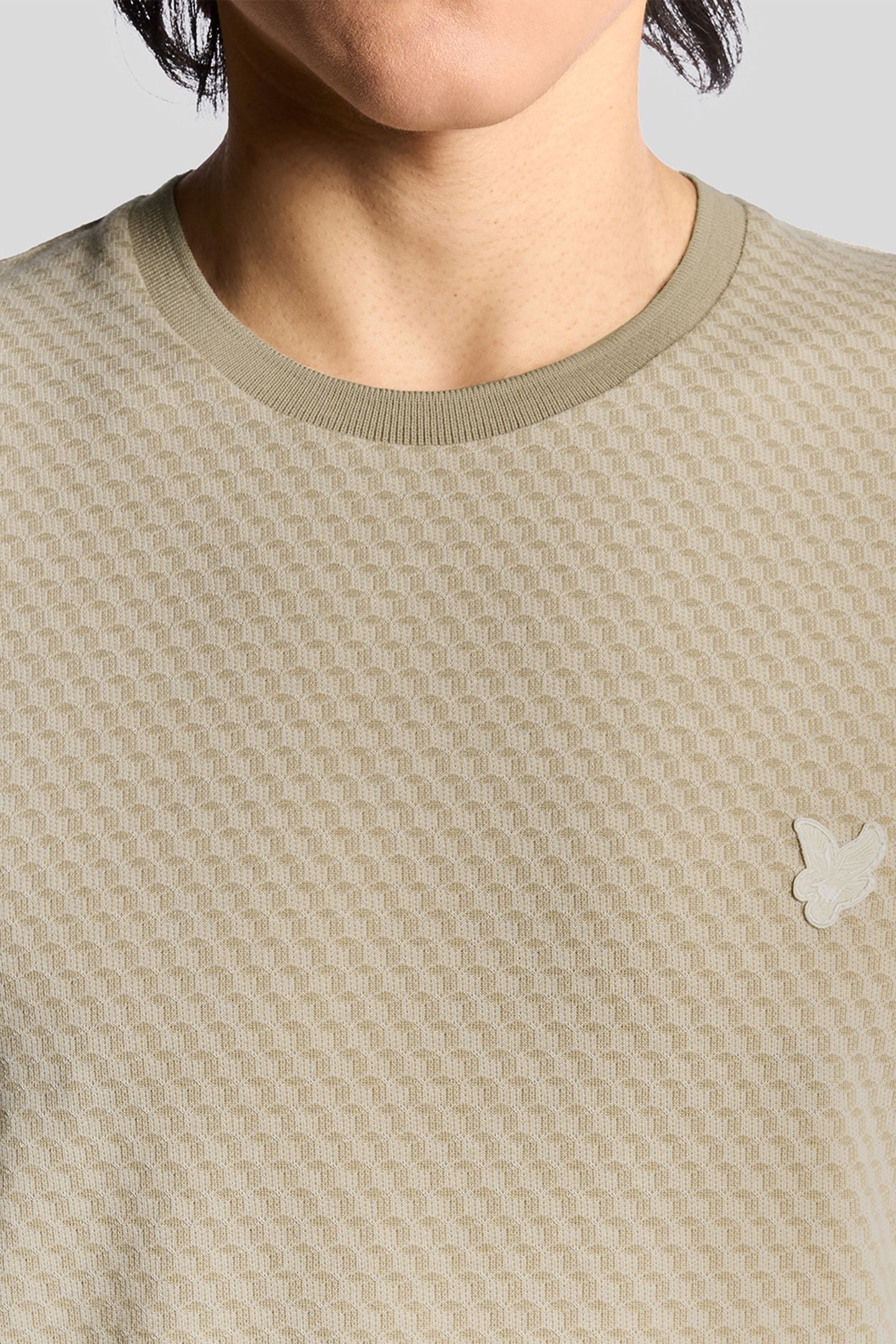 JACQUARD T-SHIRT NATURAL 5