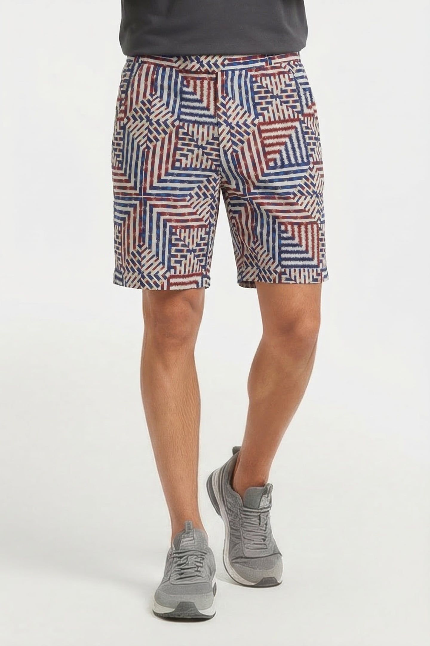EDOARDO PANTS BLUE RED 1
