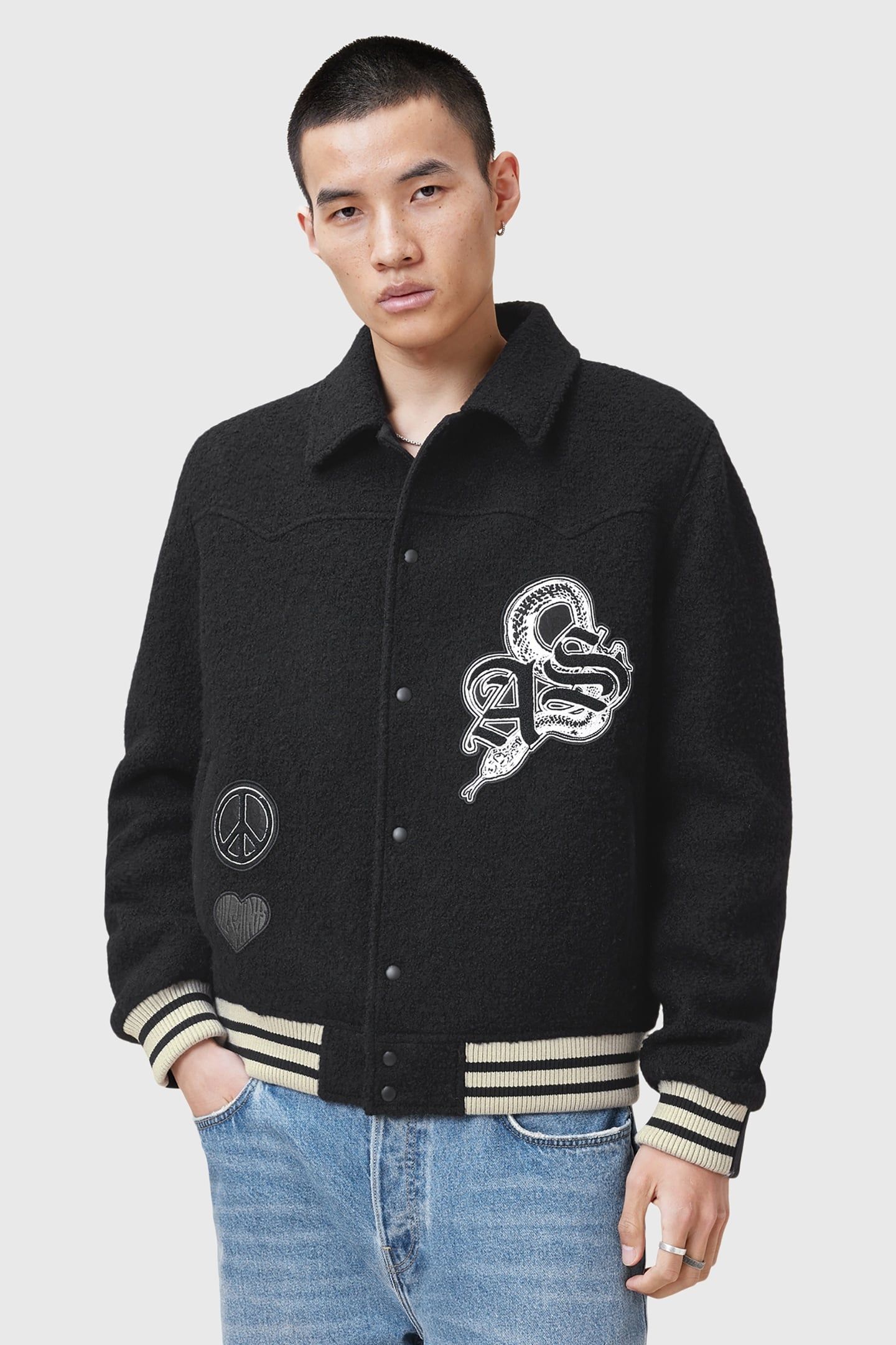 AMBAUM BOMBER BLACK 1