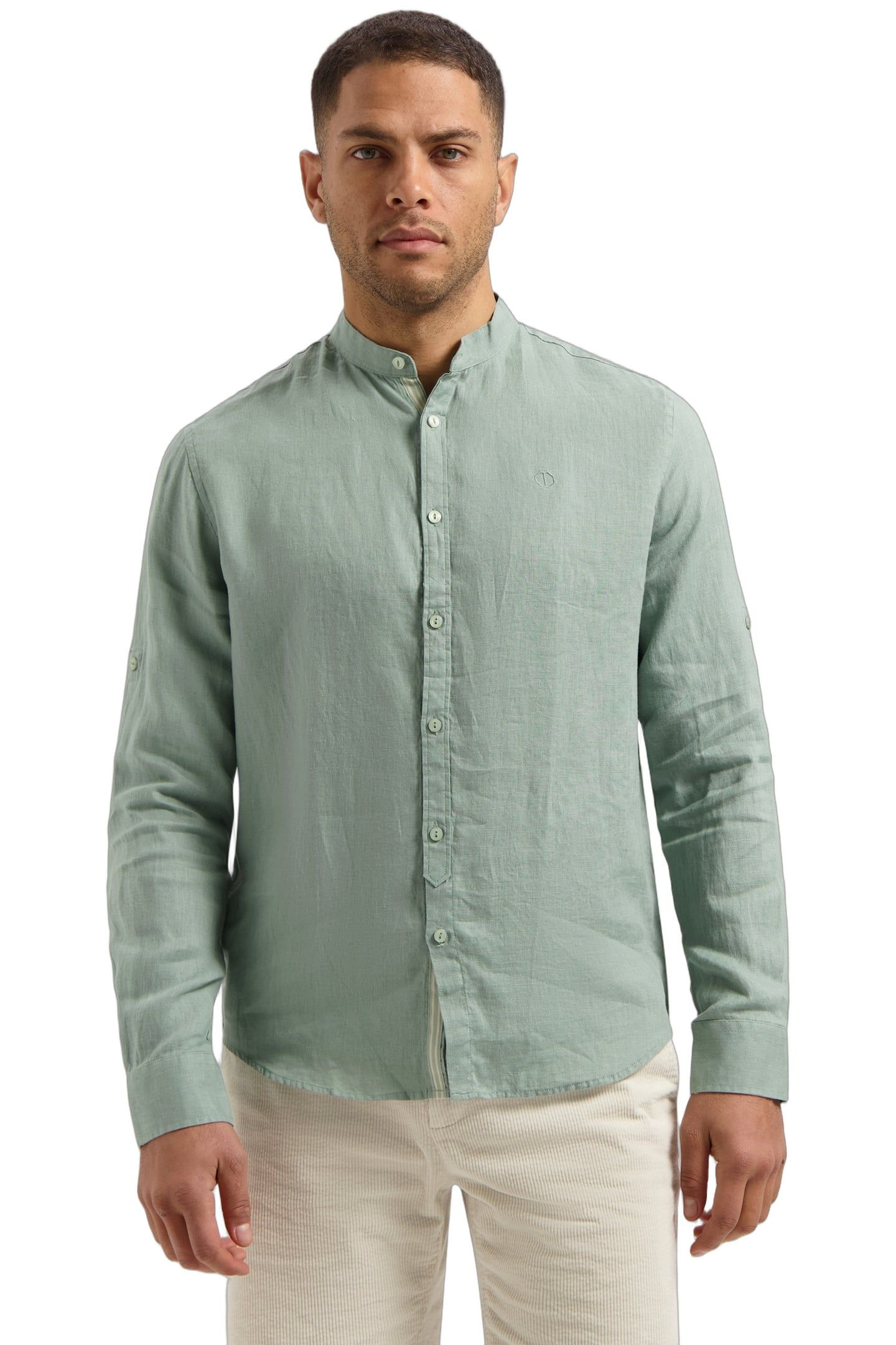 DS-ANDRU MAO SHIRT LILY PAD 1