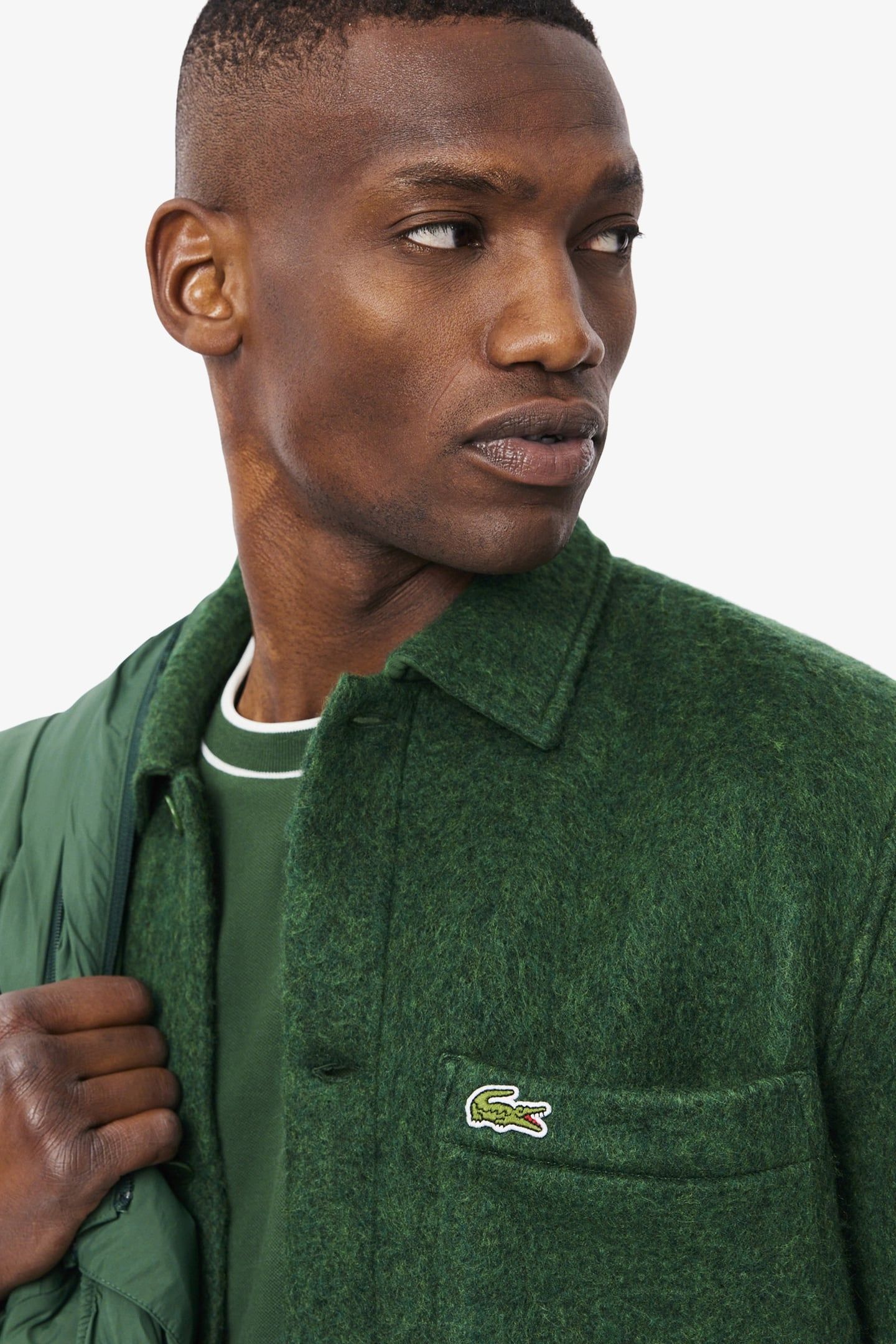 LONG SLEEVE WOVEN SHIRT GREEN 7