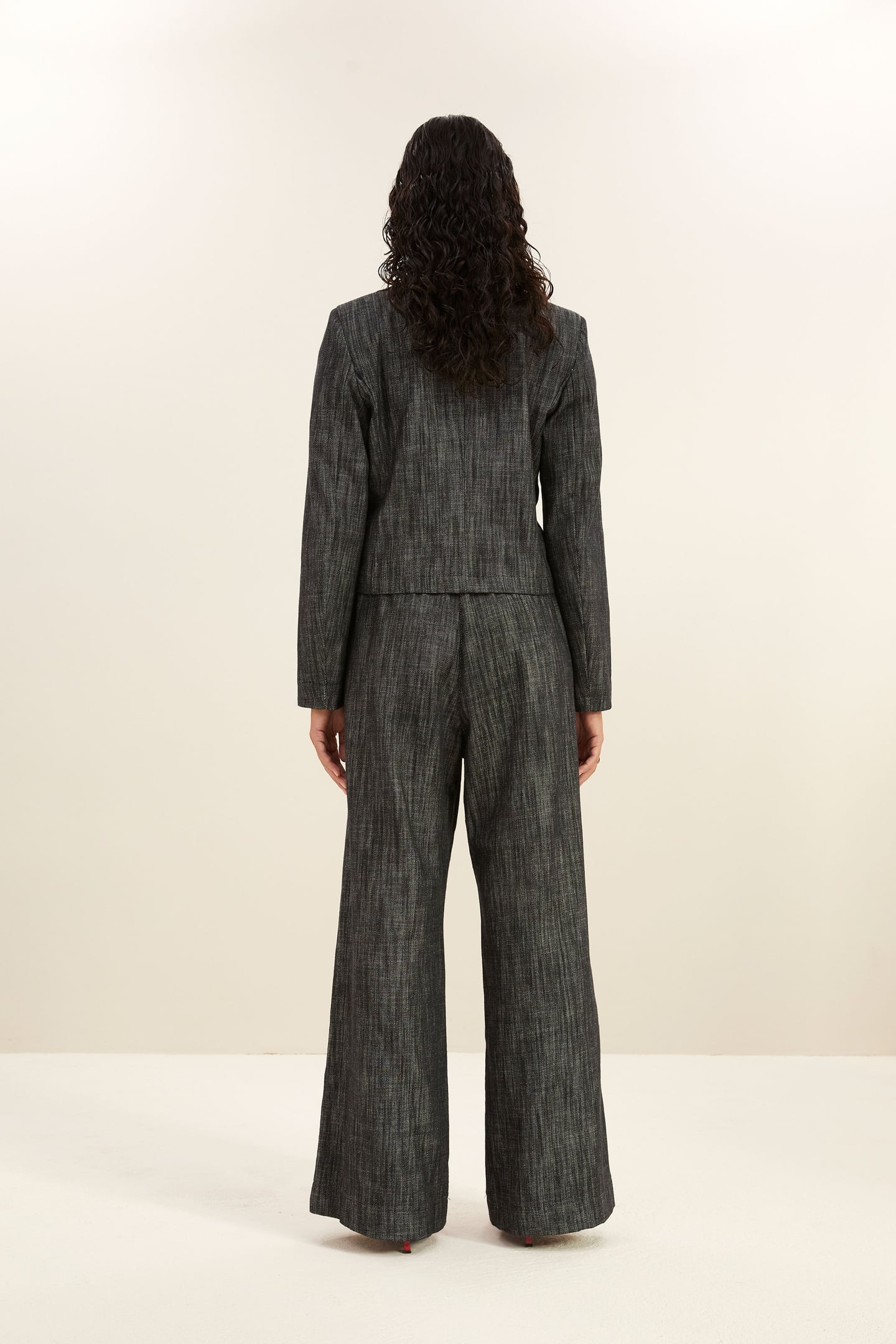 ADINA TWILL BLAZER JET BLACK 2