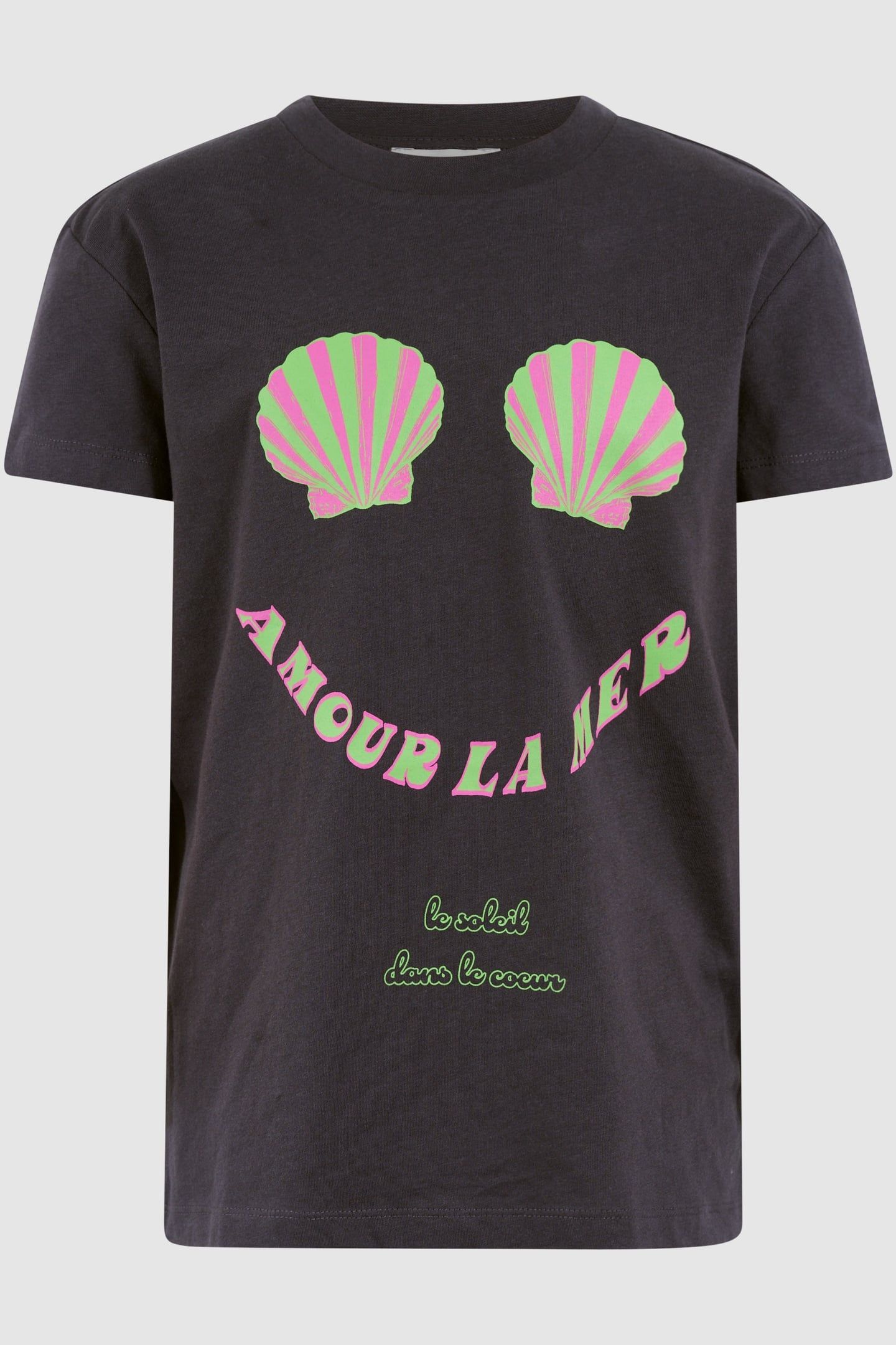 GIRLS LA MER TEE DARKGREY 4