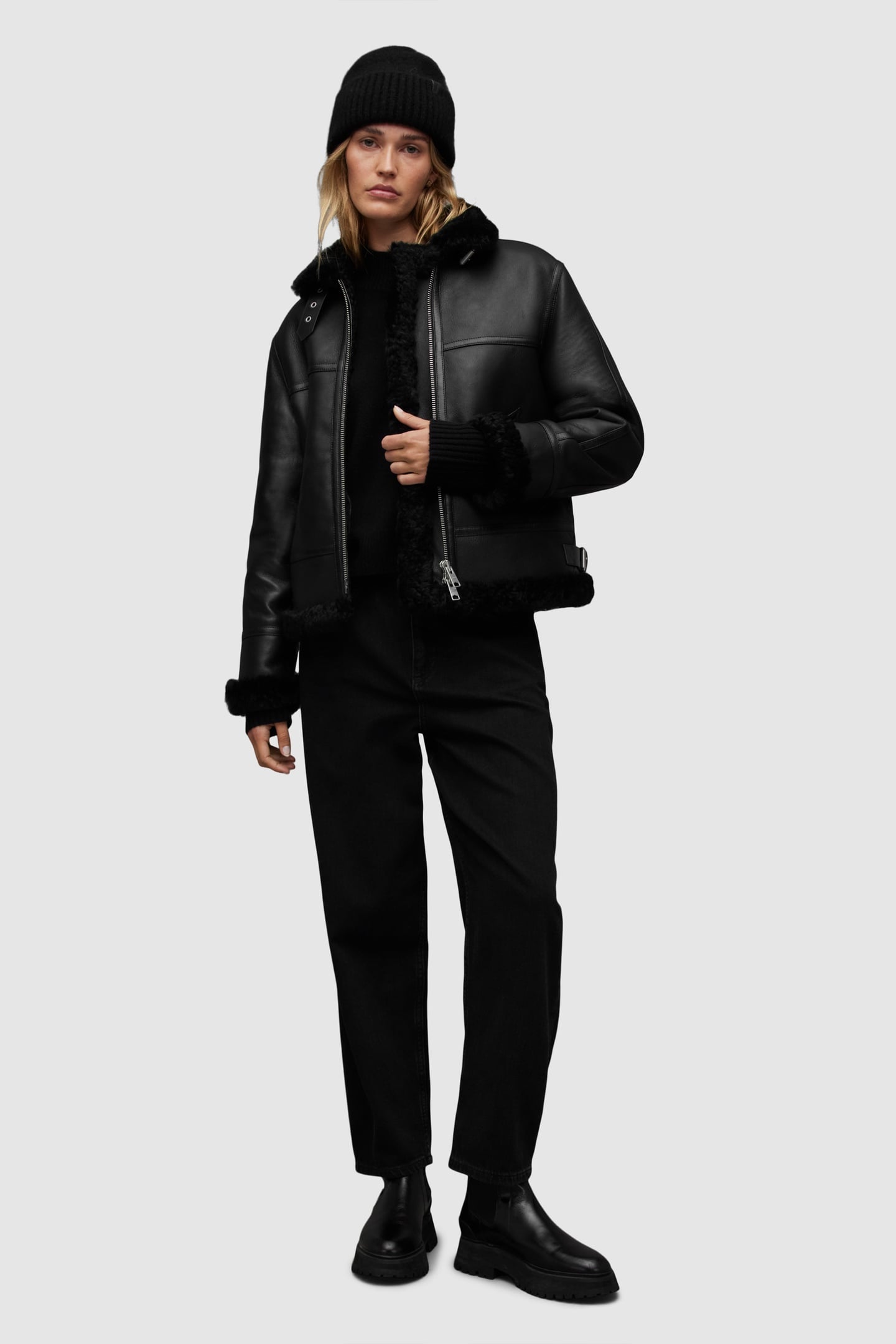 LOREL FLYING JACKET BLACK/BLACK 2