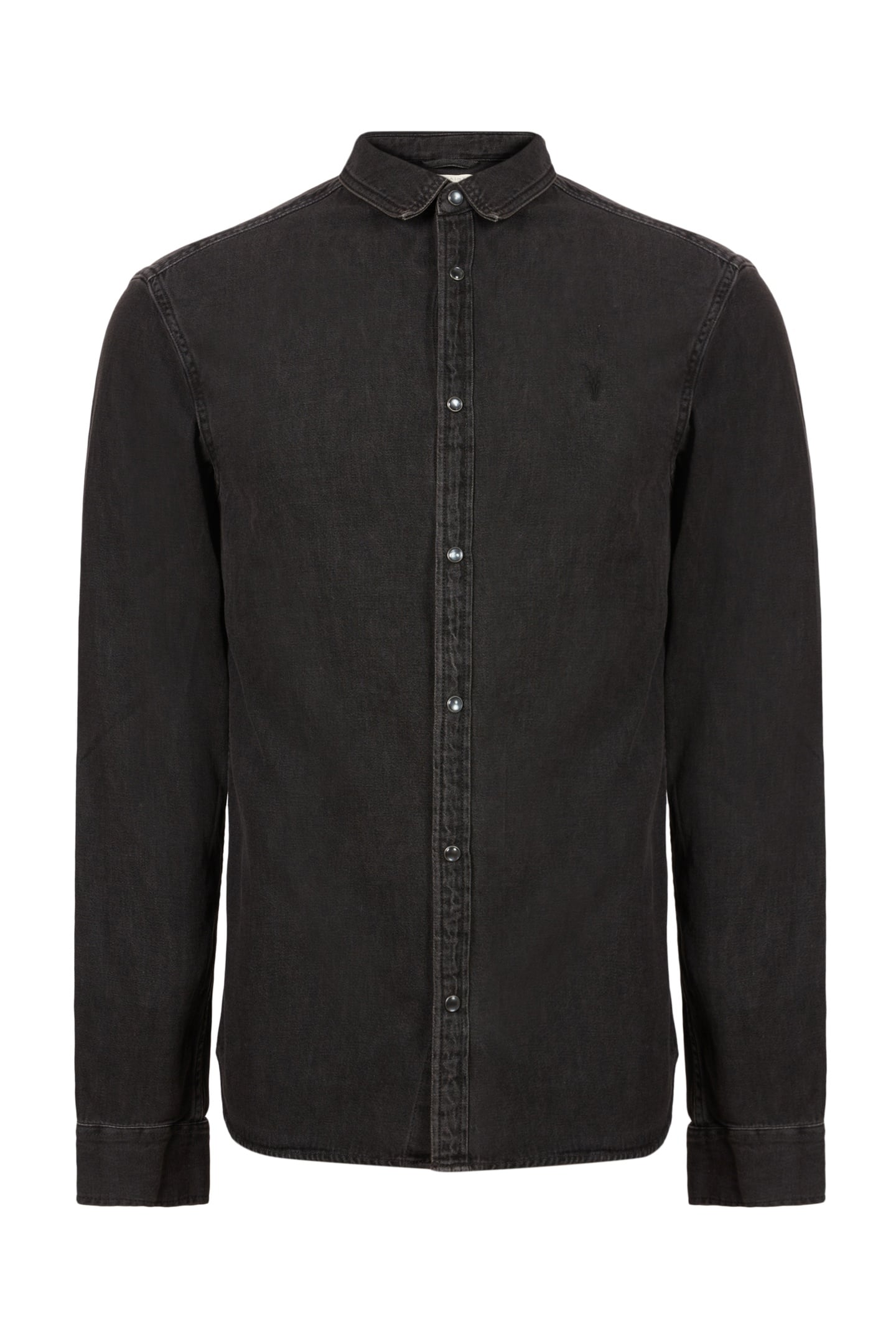 GLEASON LS SHIRT WASHED BLACK 4