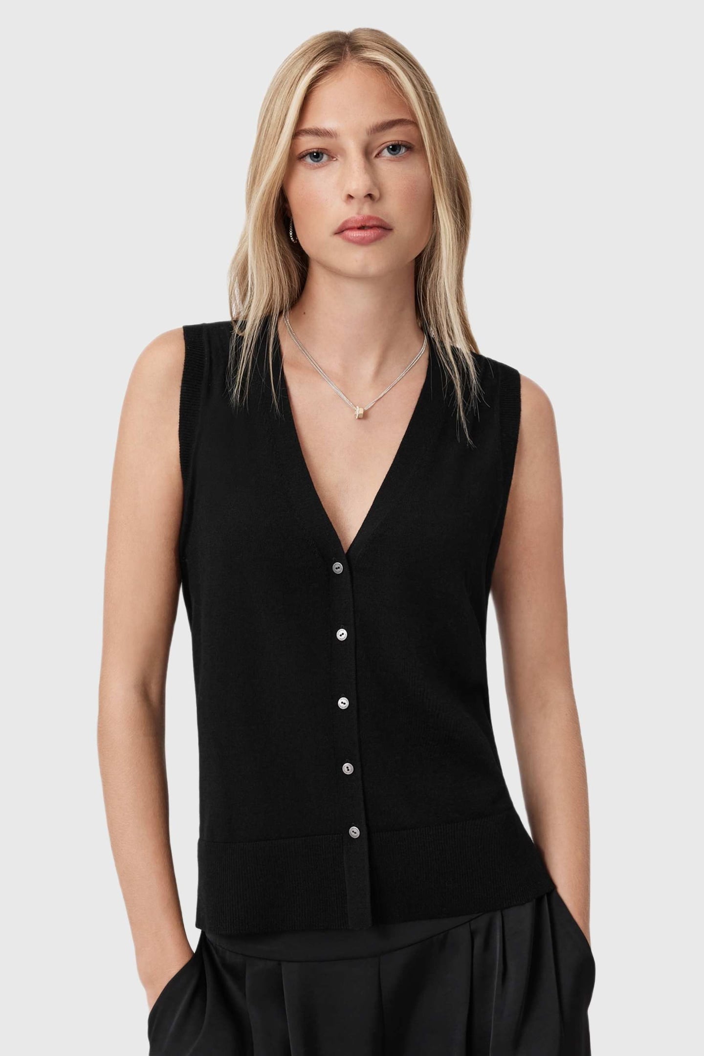 JEAN WAISTCOAT BLACK 1