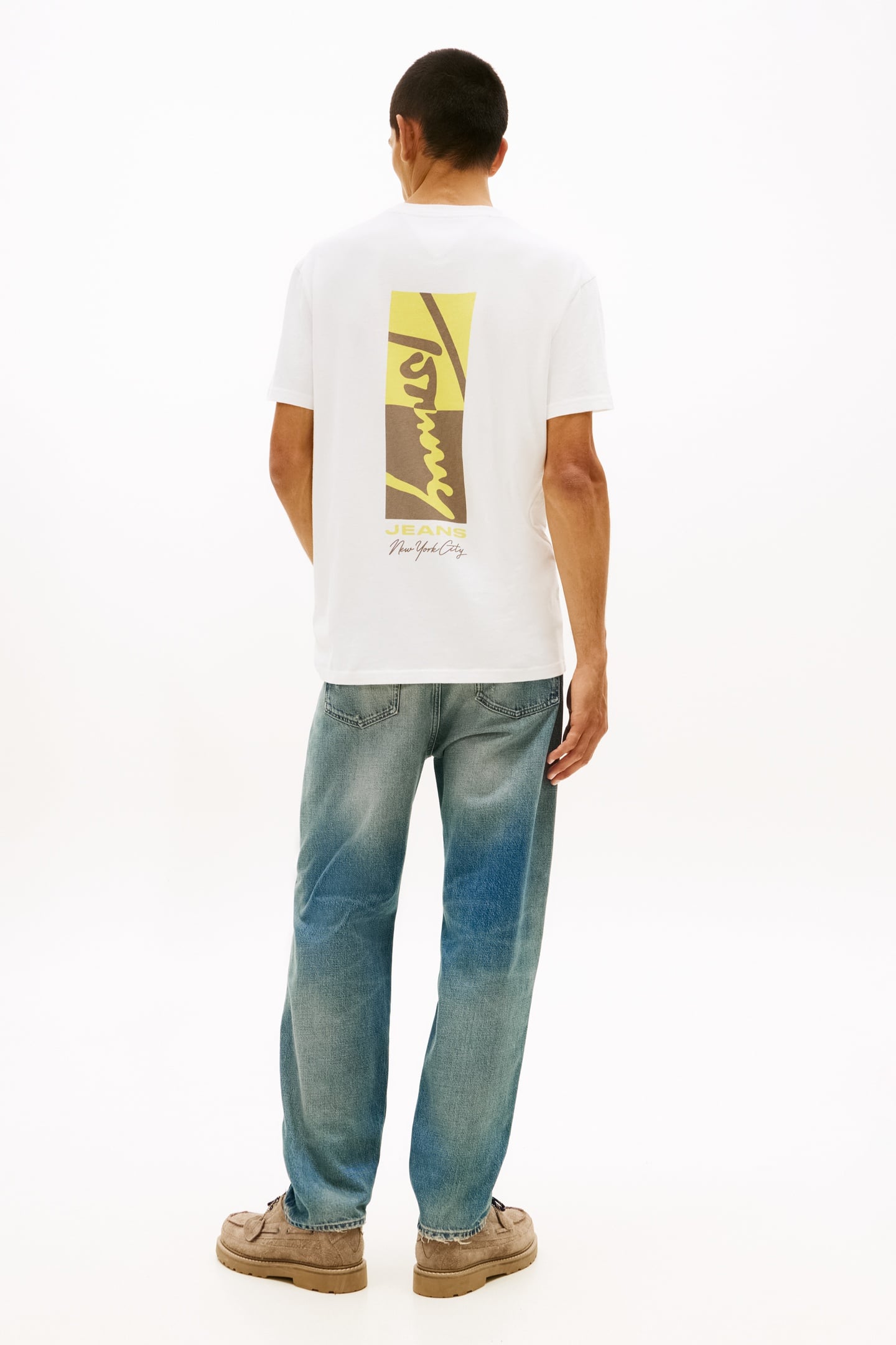 REGULAR BLOCK SIGN T-SHIRT ECRU 2