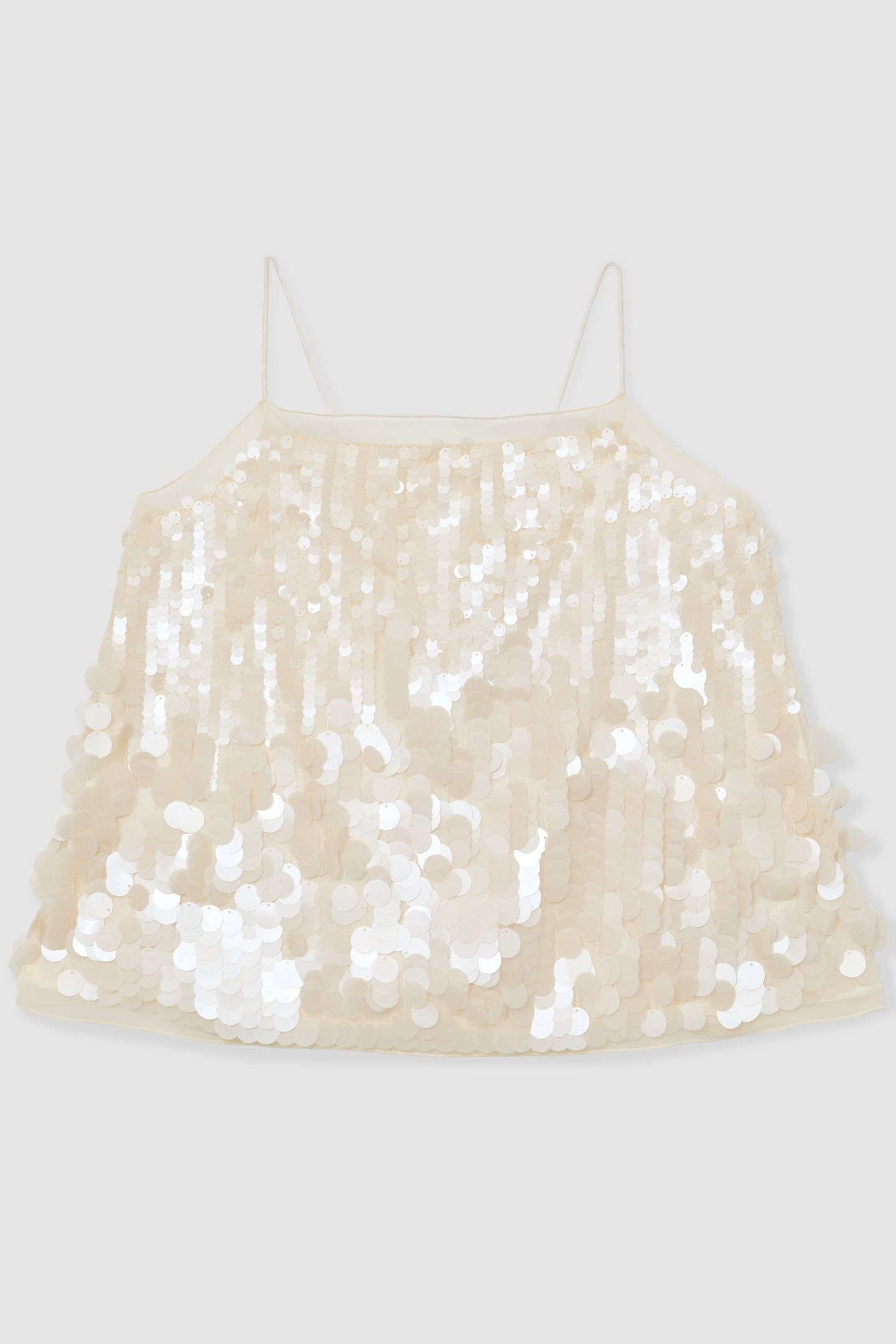 EMBELLISHED CAMI CREAM 6