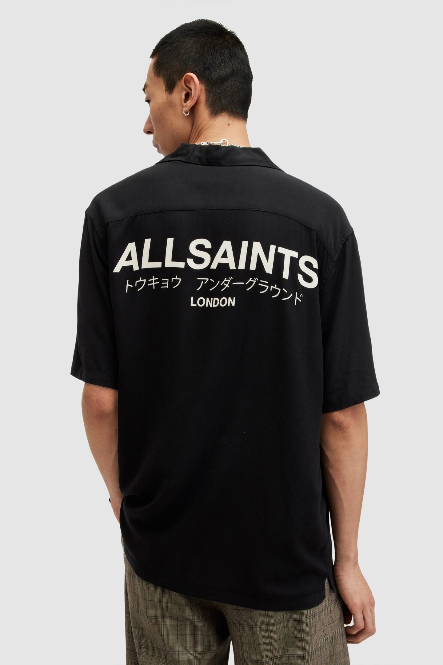 UNDERGROUND SS SHIRT JET BLACK/ECRU 3