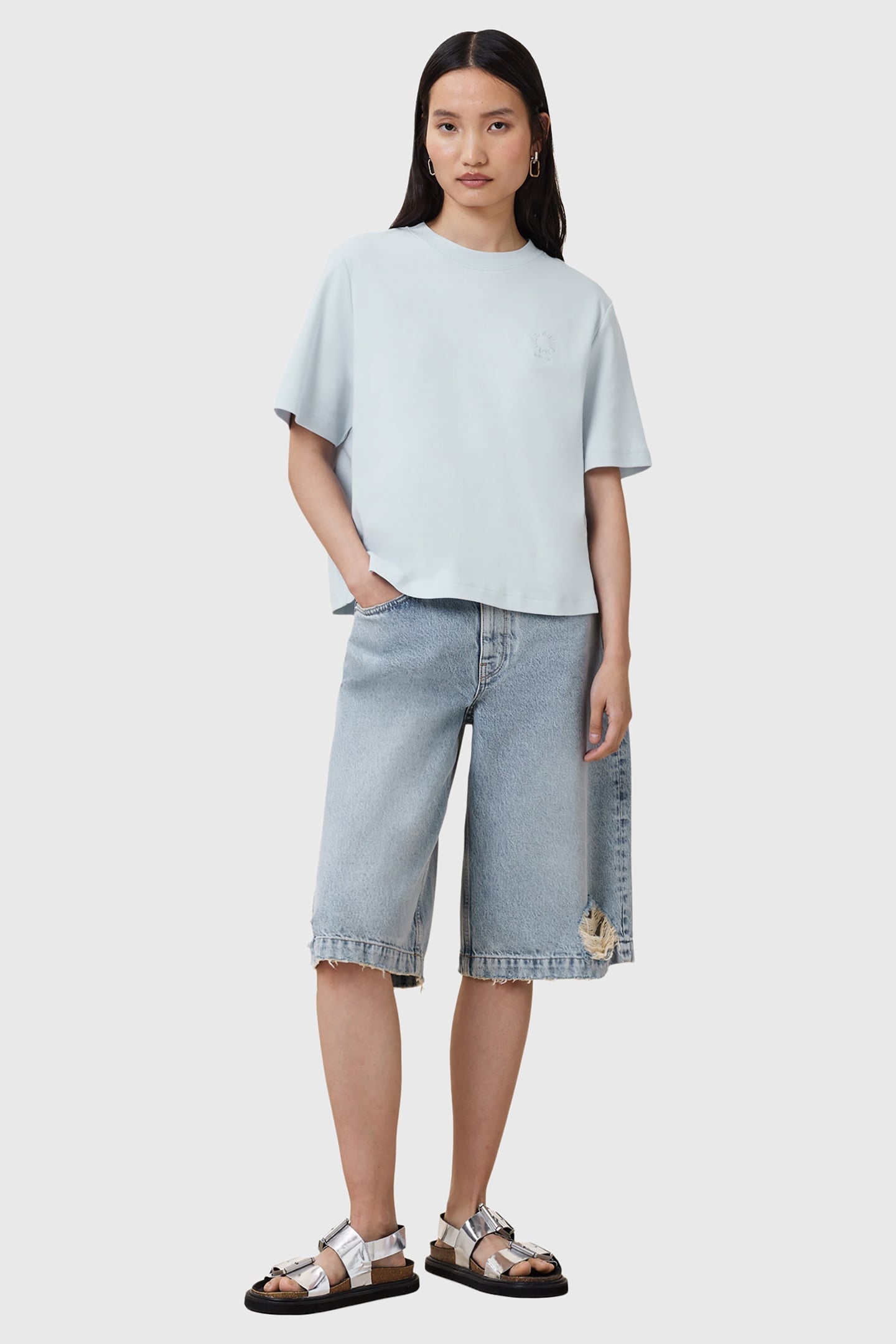 LISA HAVEN TEE BARELY BLUE 3