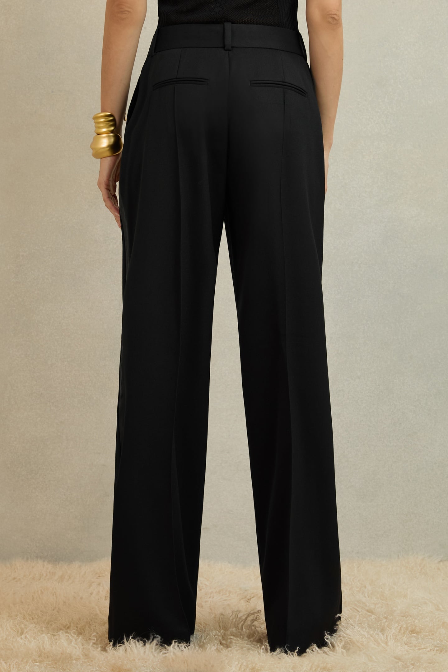 TUX WIDE LEG TROUSER BLACK 2