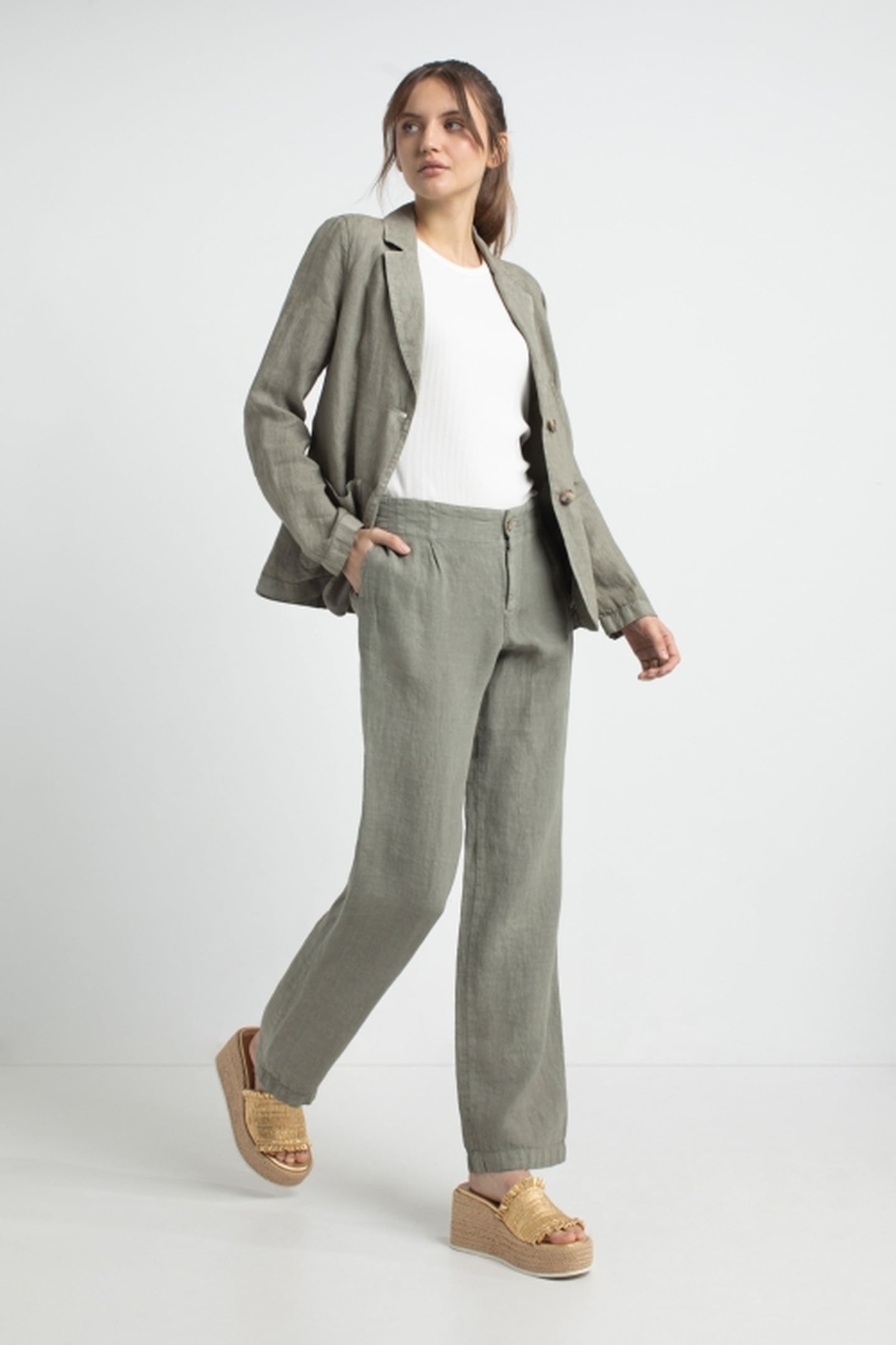 JOSE PANTS LIGHT OLIVE 1