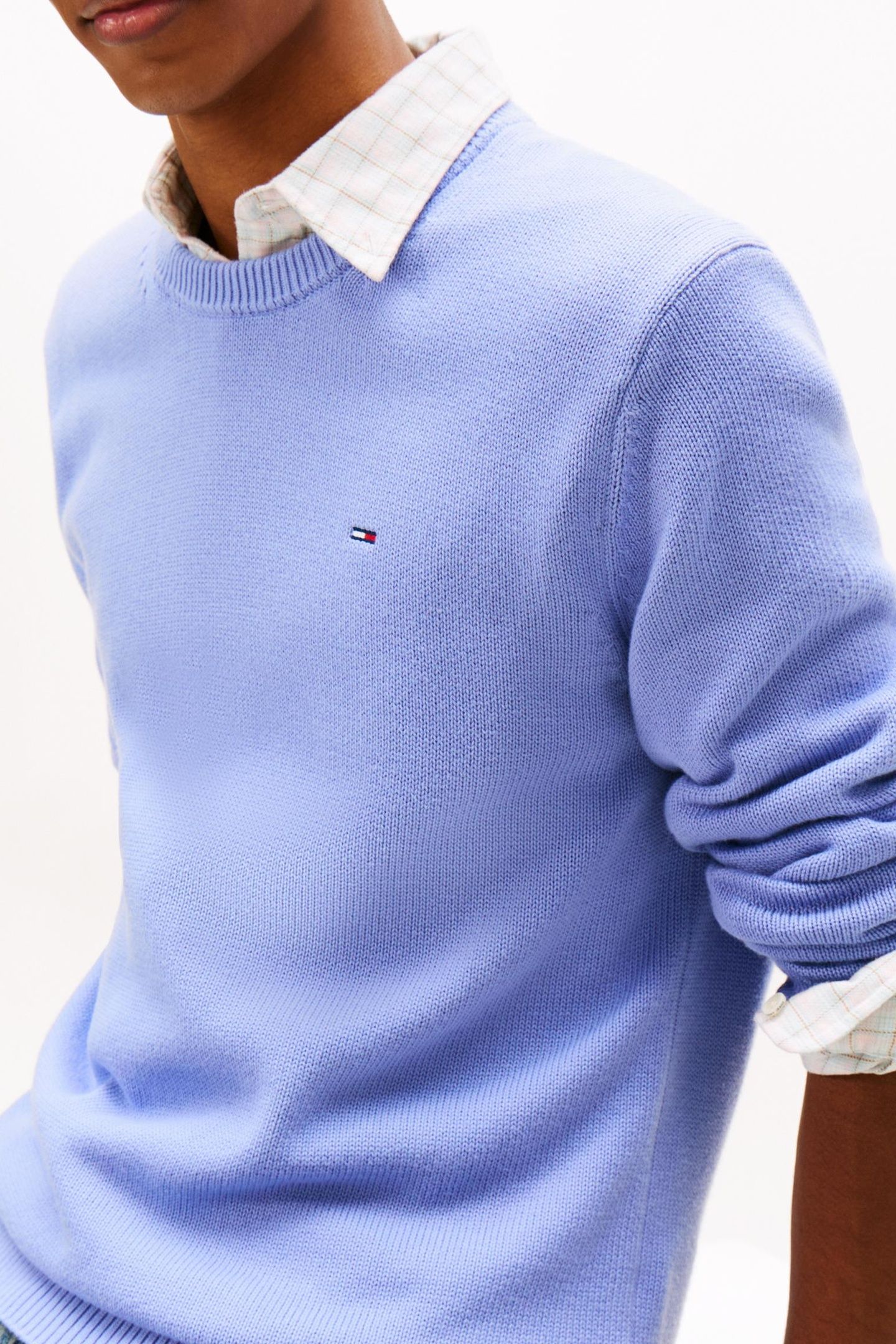 SLIM ESSENTIAL SWEATER NORDIC IRIS 5