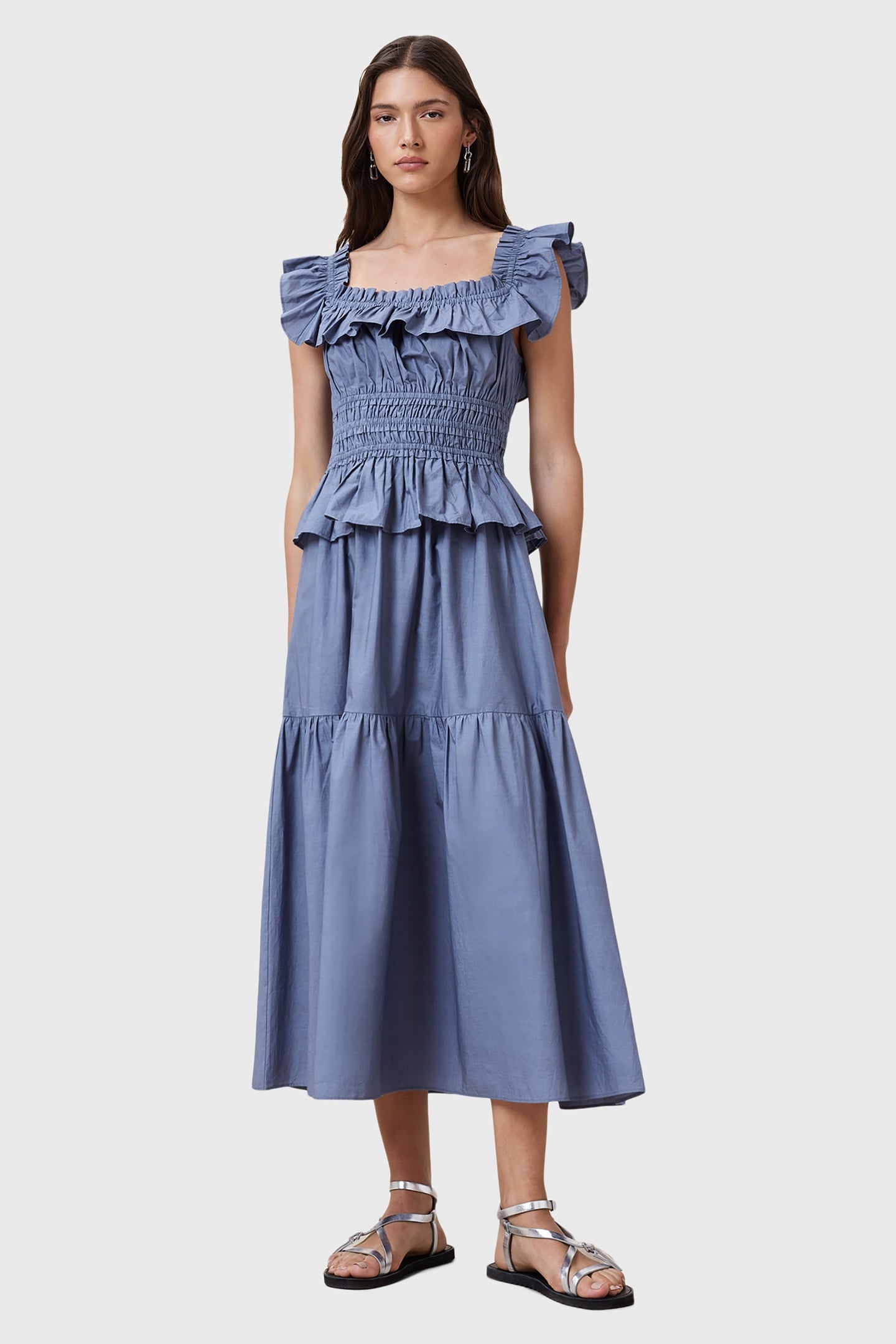 HALIA DRESS FLINT STONE BLUE 1