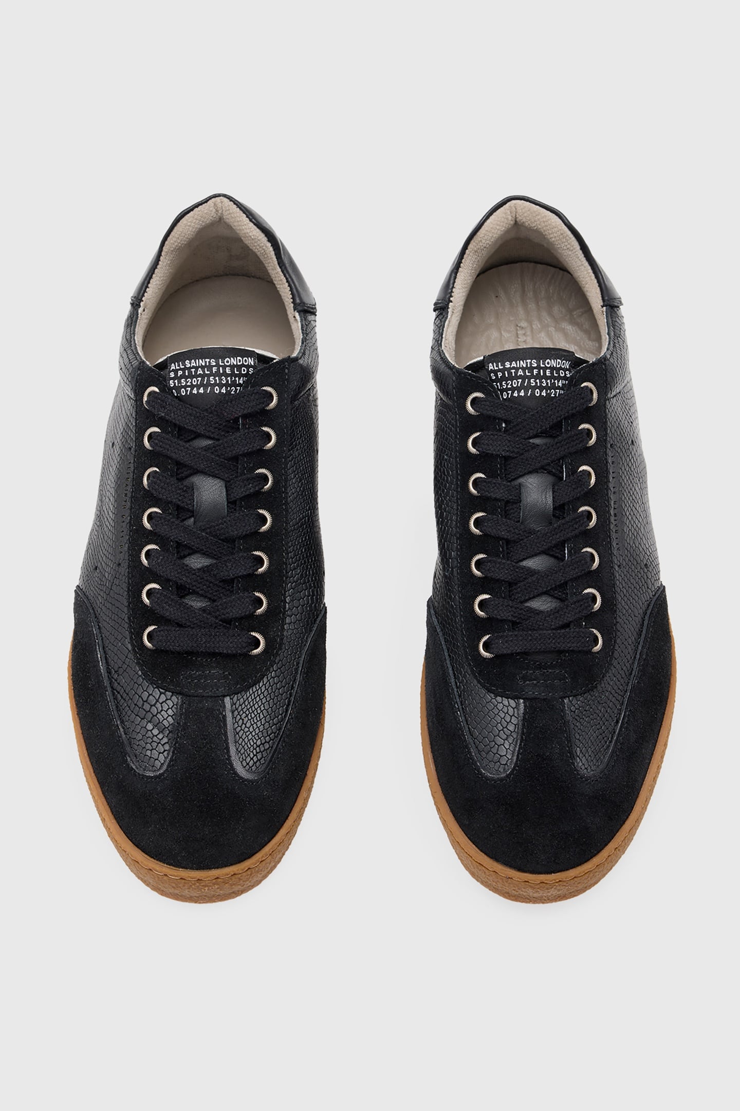 LEO LOW TOP BLACK/GUM 4
