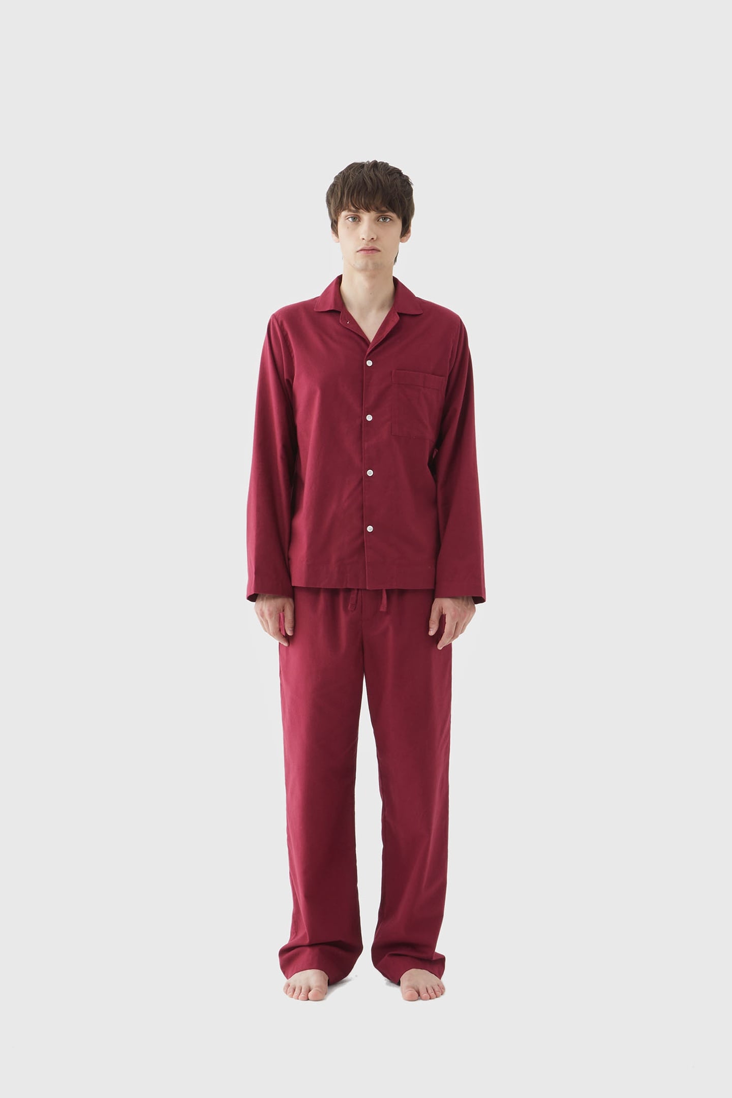 UNISEX FLANNEL, PYJAMAS SHIRT BEYOND RED 4