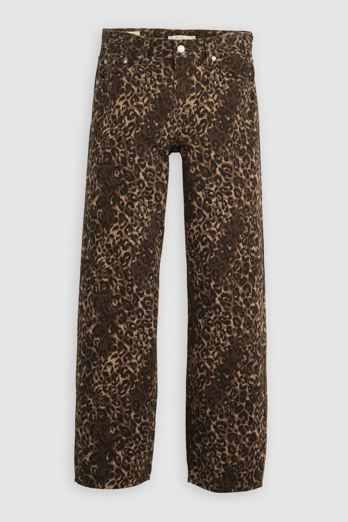 BAGGY DAD LIGHTWEIGHT JEANS BROWN 5