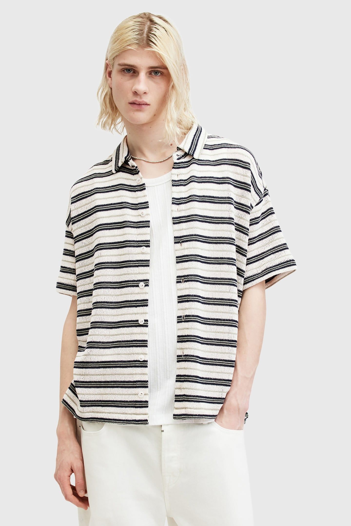 JACKSON SS SHIRT CHALK WHITE 4