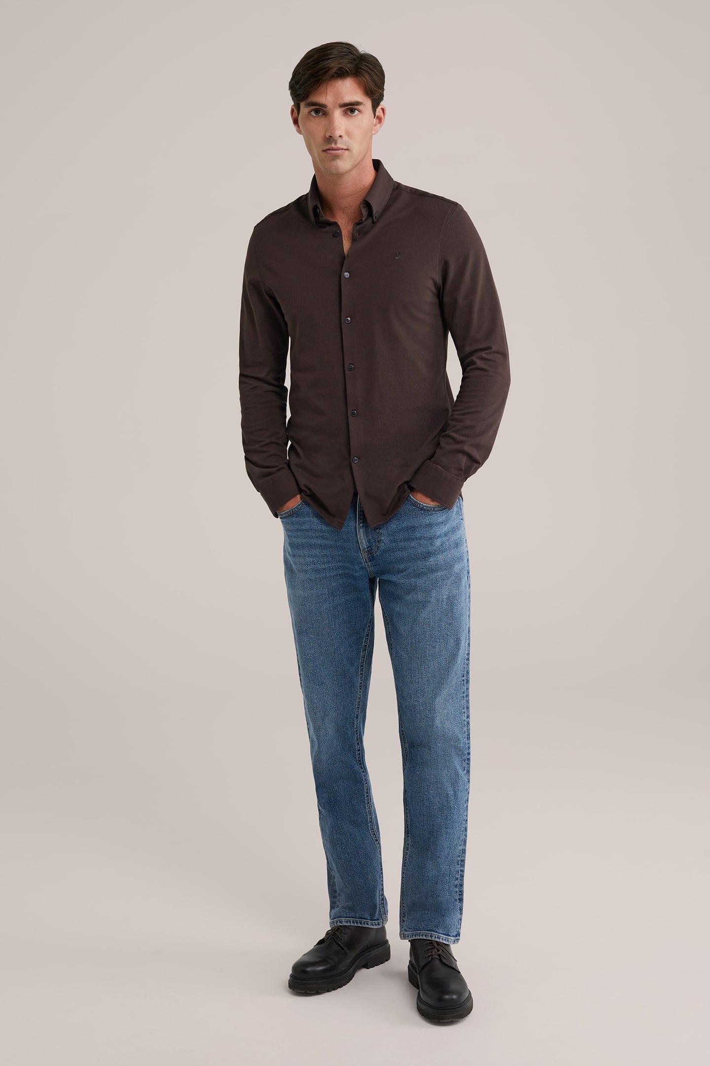 SHIRT DARK BROWN 3