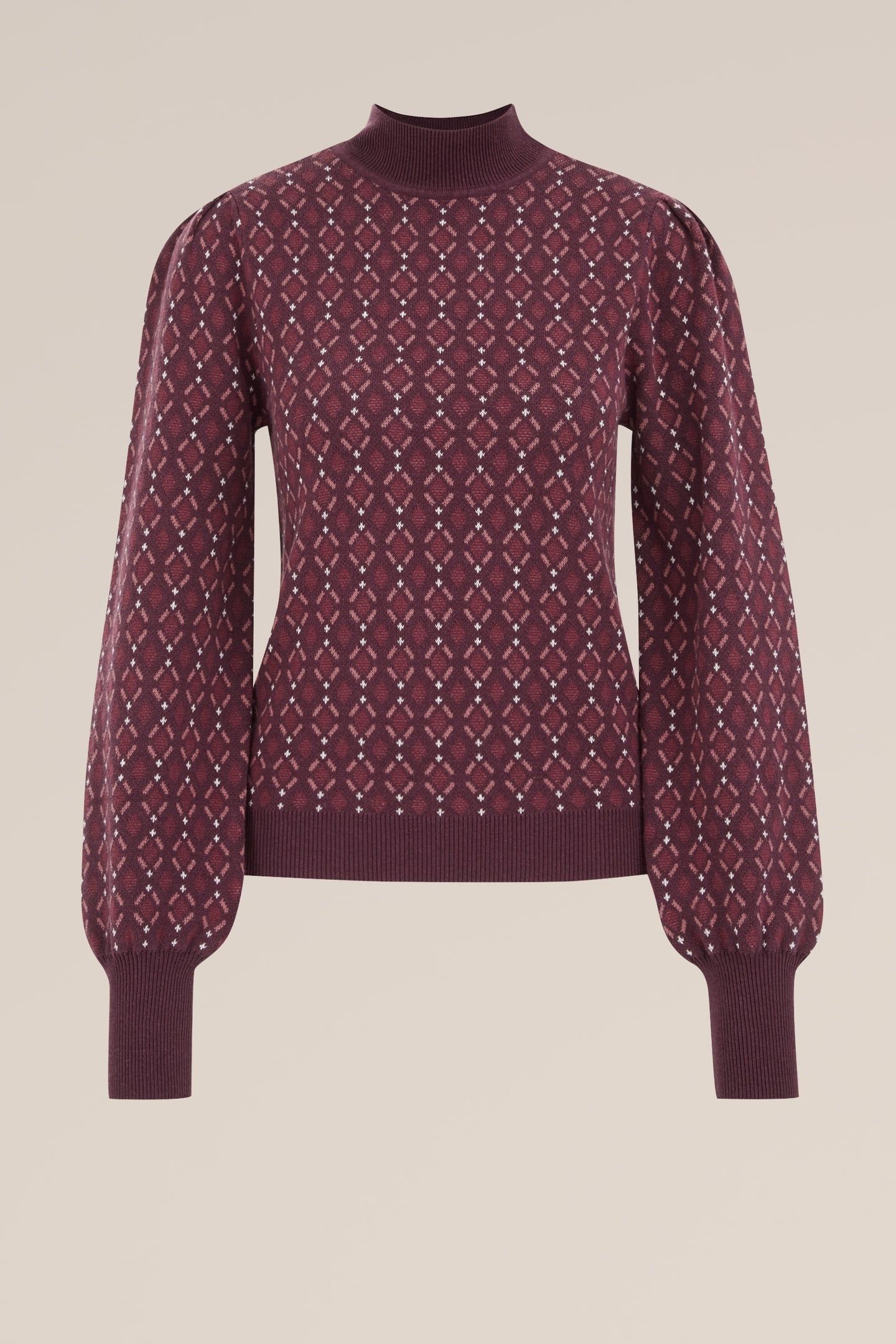 KNITTED PULLOVER VINTAGE RED 4