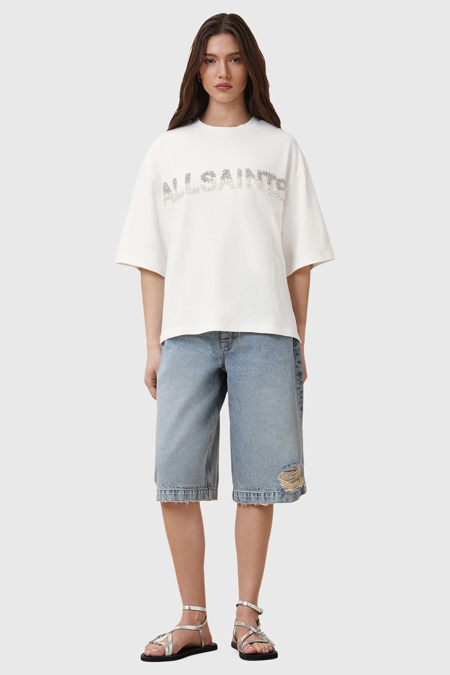 AMELIE PEARL TEE OPTIC WHITE 6