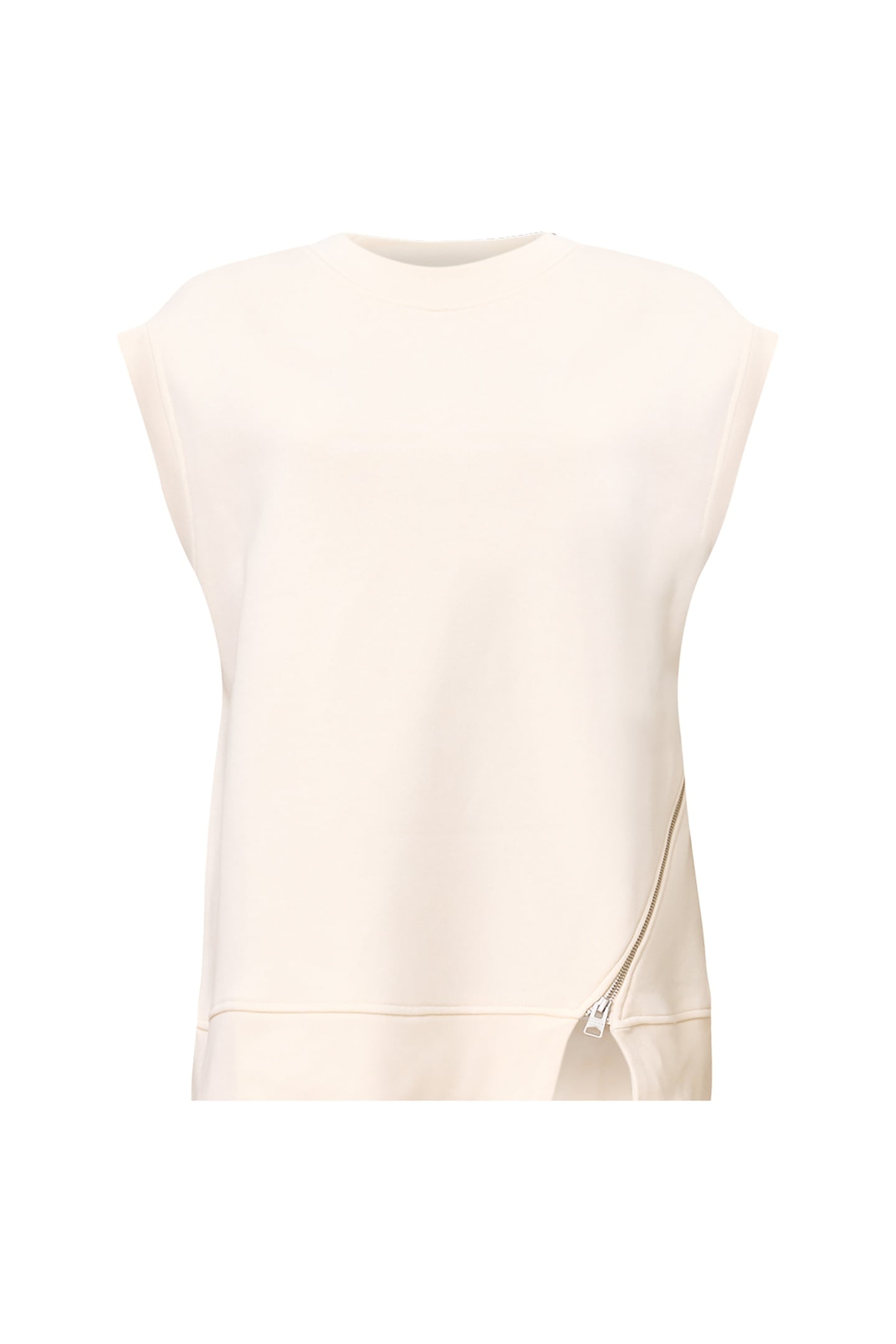 NILA ZIP SWEAT TOFU WHITE 7