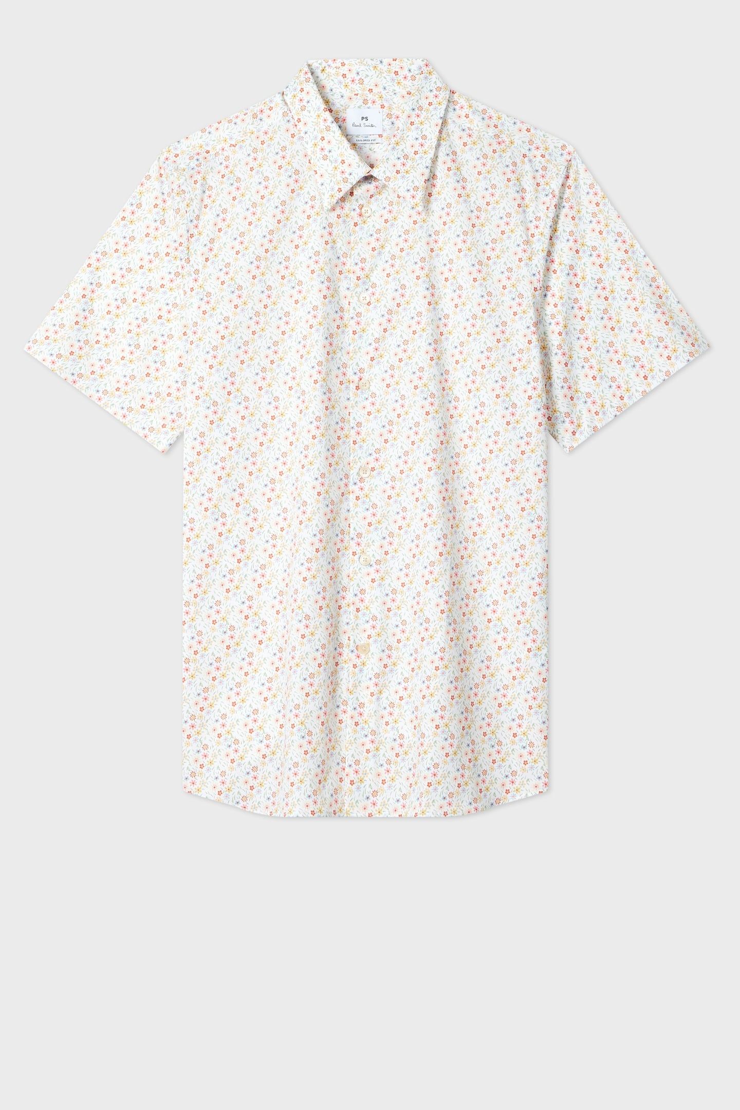 SS TAILORED FIT SHIRT WHITE 1