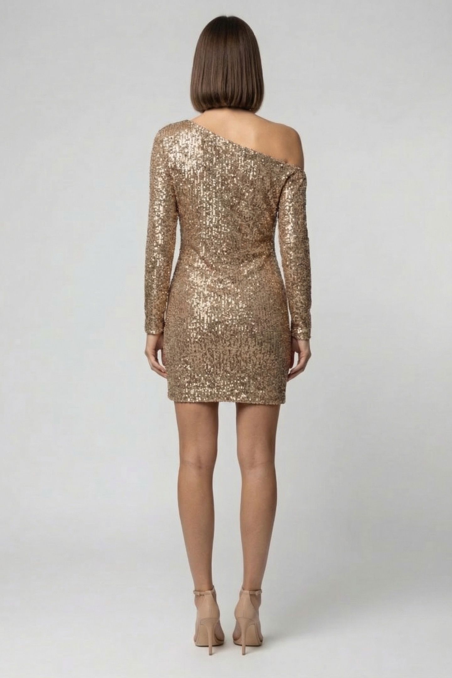 MARCIANO BY GUESS GABBIE DRESS GOLD 2